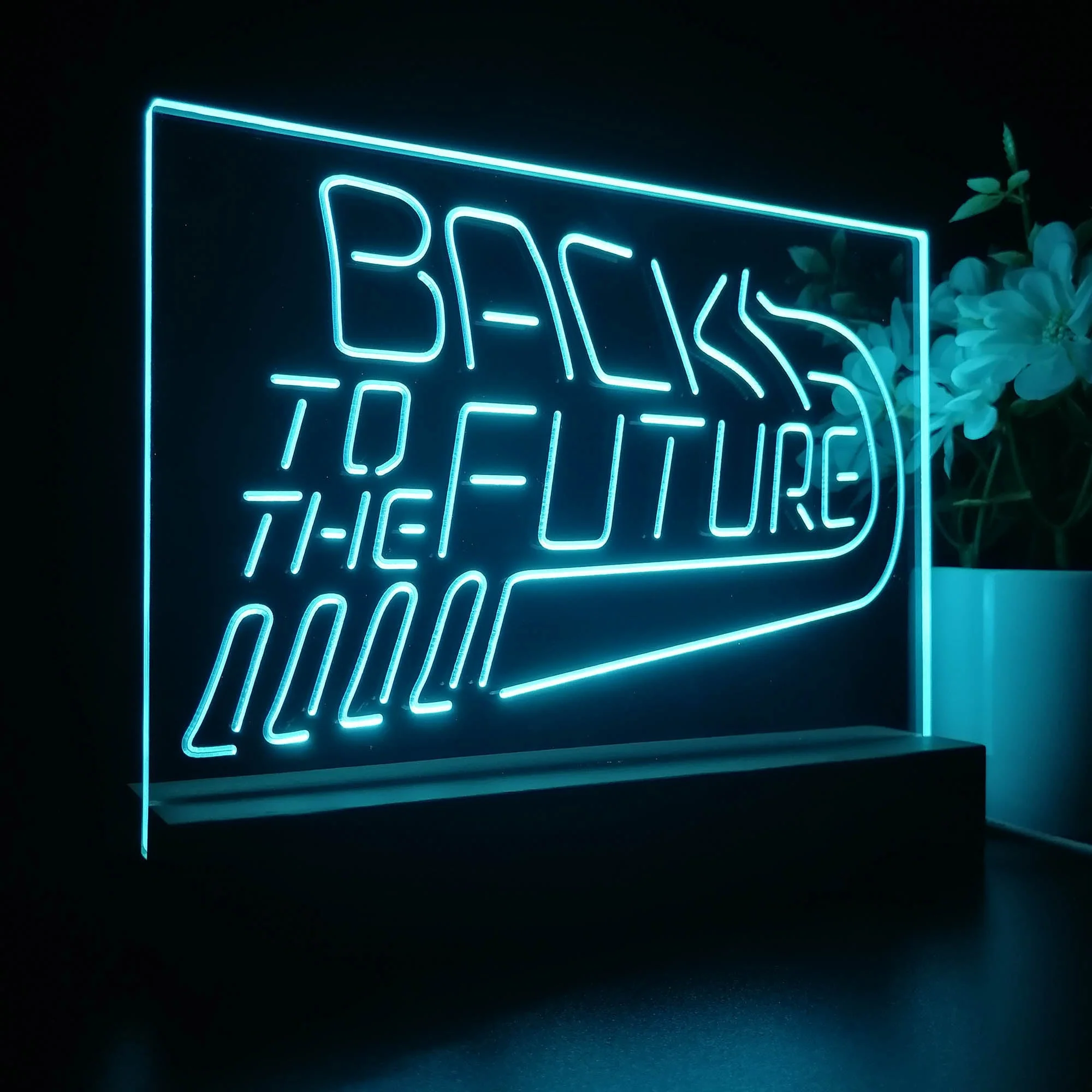 Back to the Future Movie Home Theater 3D Illusion Night Light Desk Lamp - Image 7