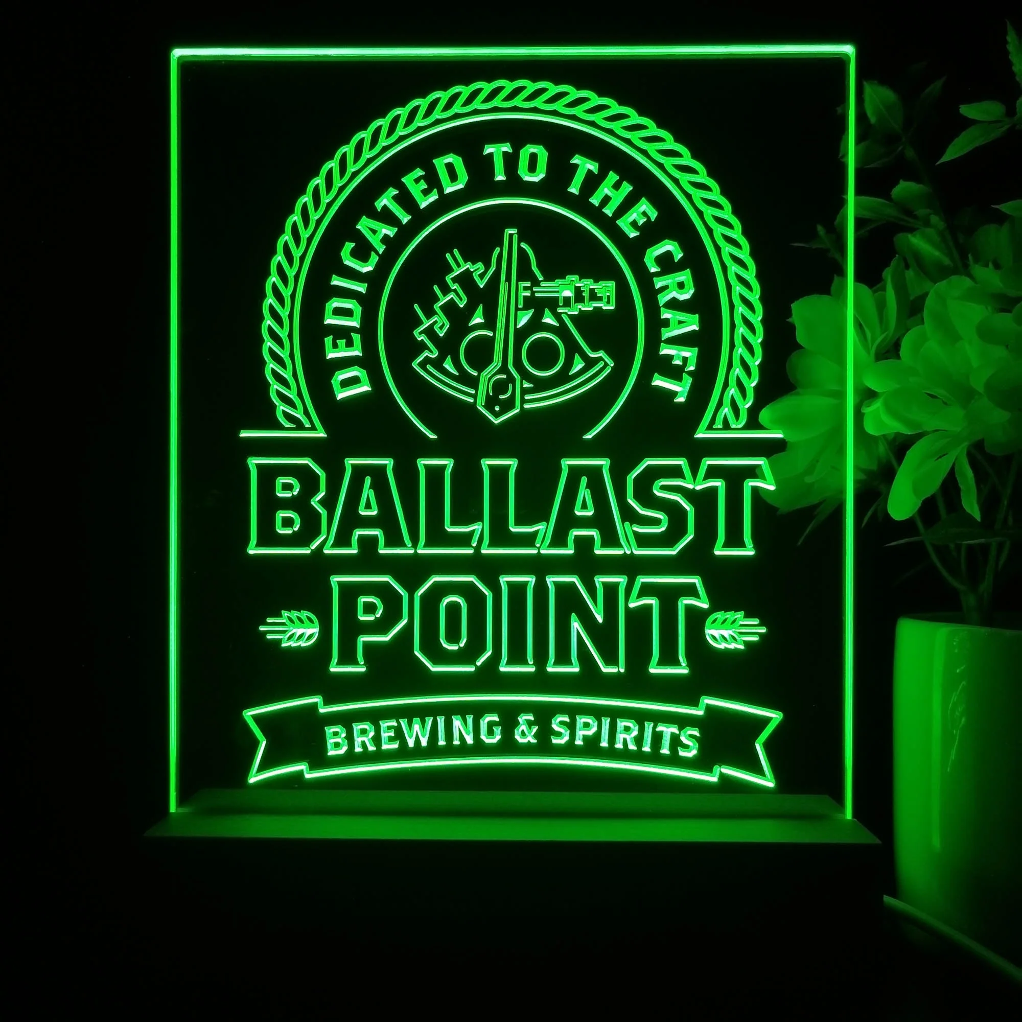 Ballast Point Brewing Co. Night Light Neon Pub Bar Lamp - Image 3