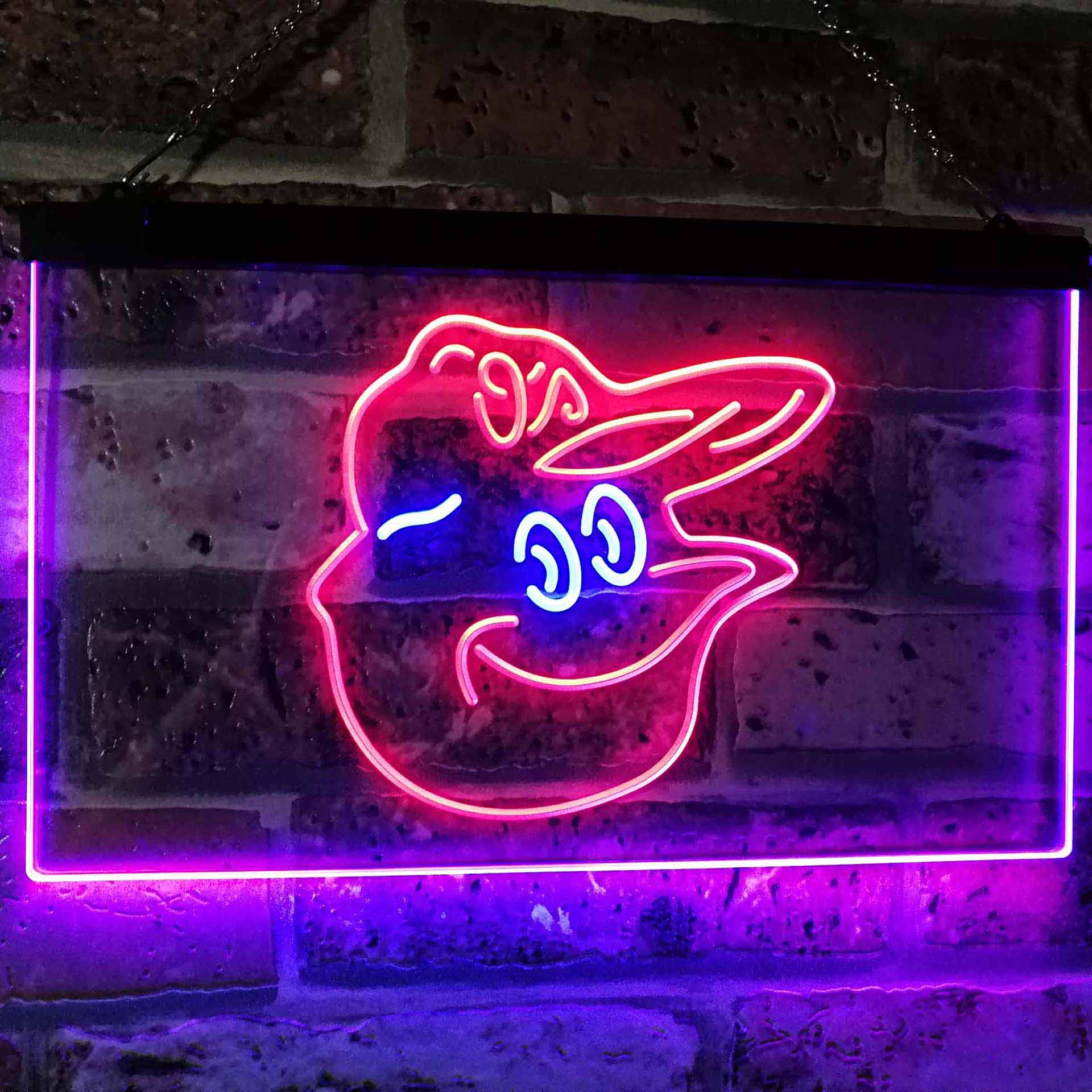 Baltimore Orioles Mascot Neon-Like LED Sign - Image 7