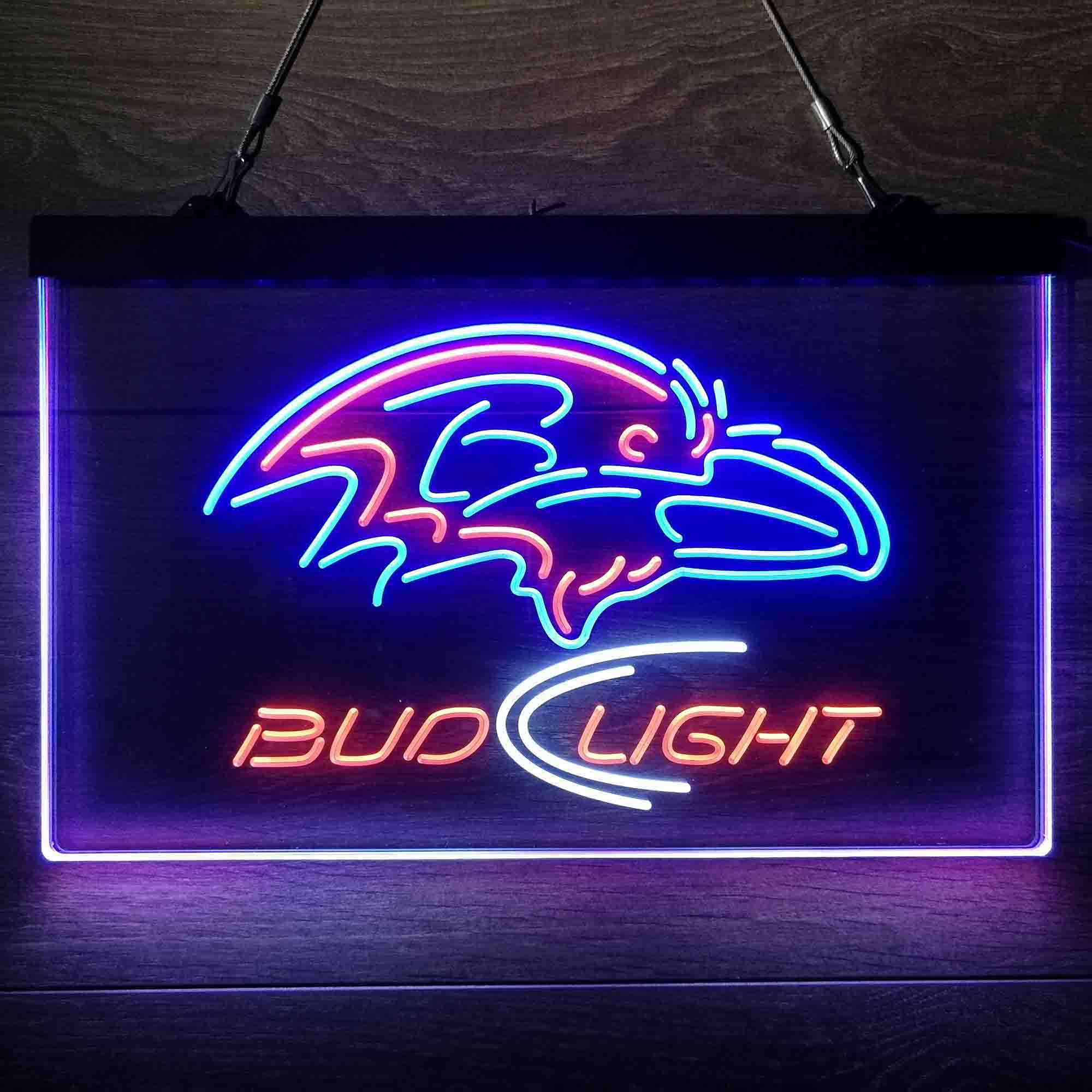 Baltimore Ravens Bud Light  Neon-Like LED Sign - Image 20