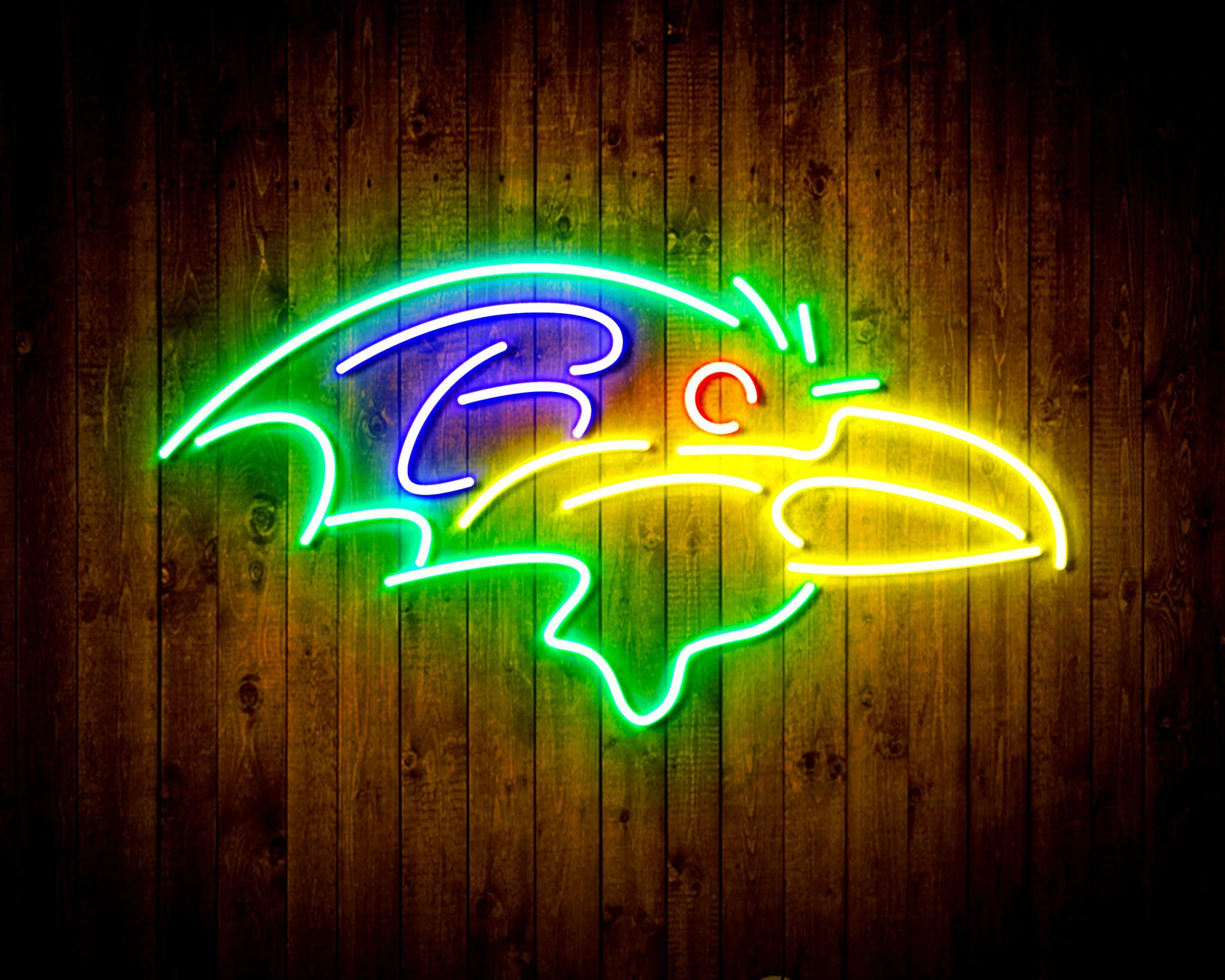 Baltimore Ravens Bar Neon Flex LED Sign - Image 3