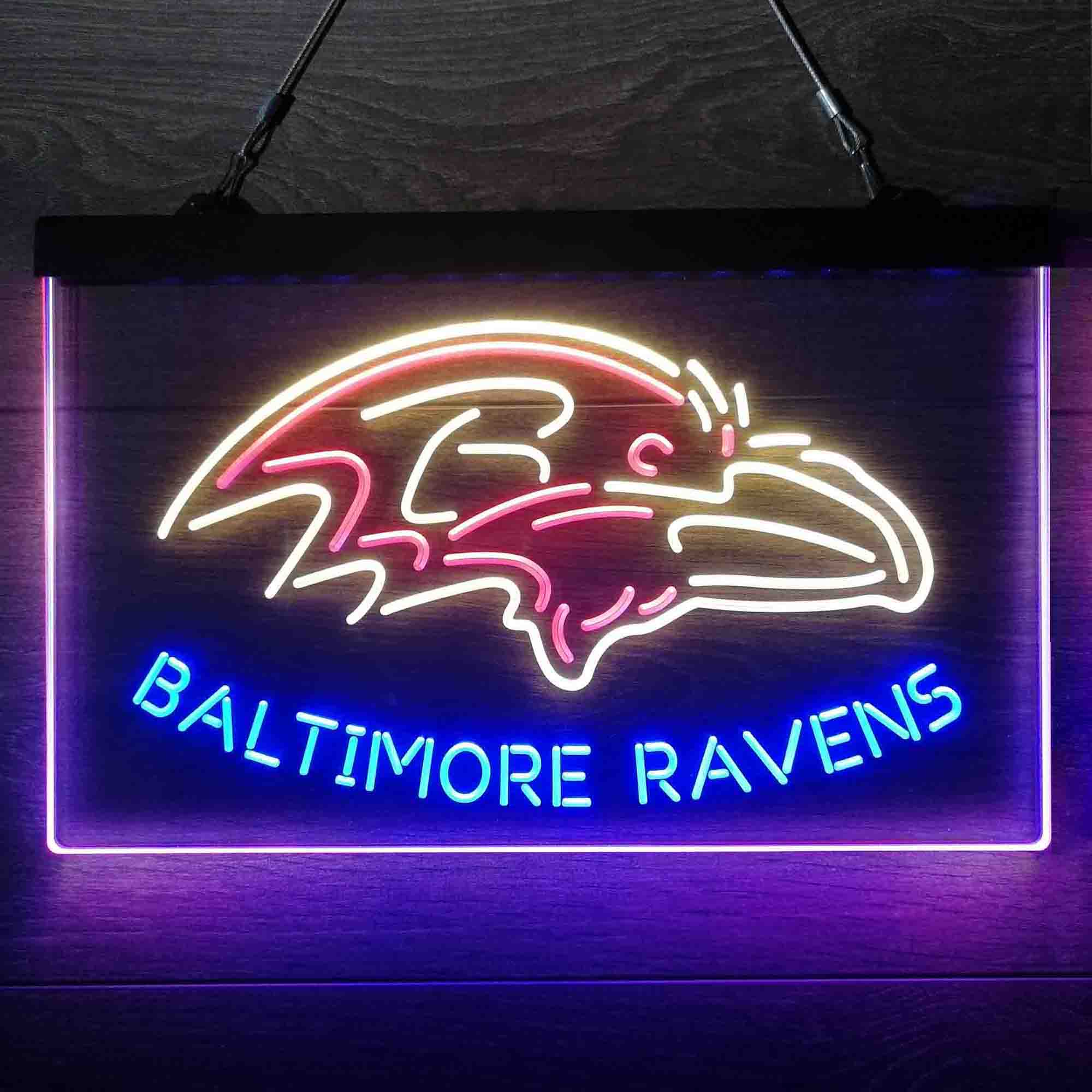 Baltimore Ravens  Neon 3-Color LED Sign - Image 10