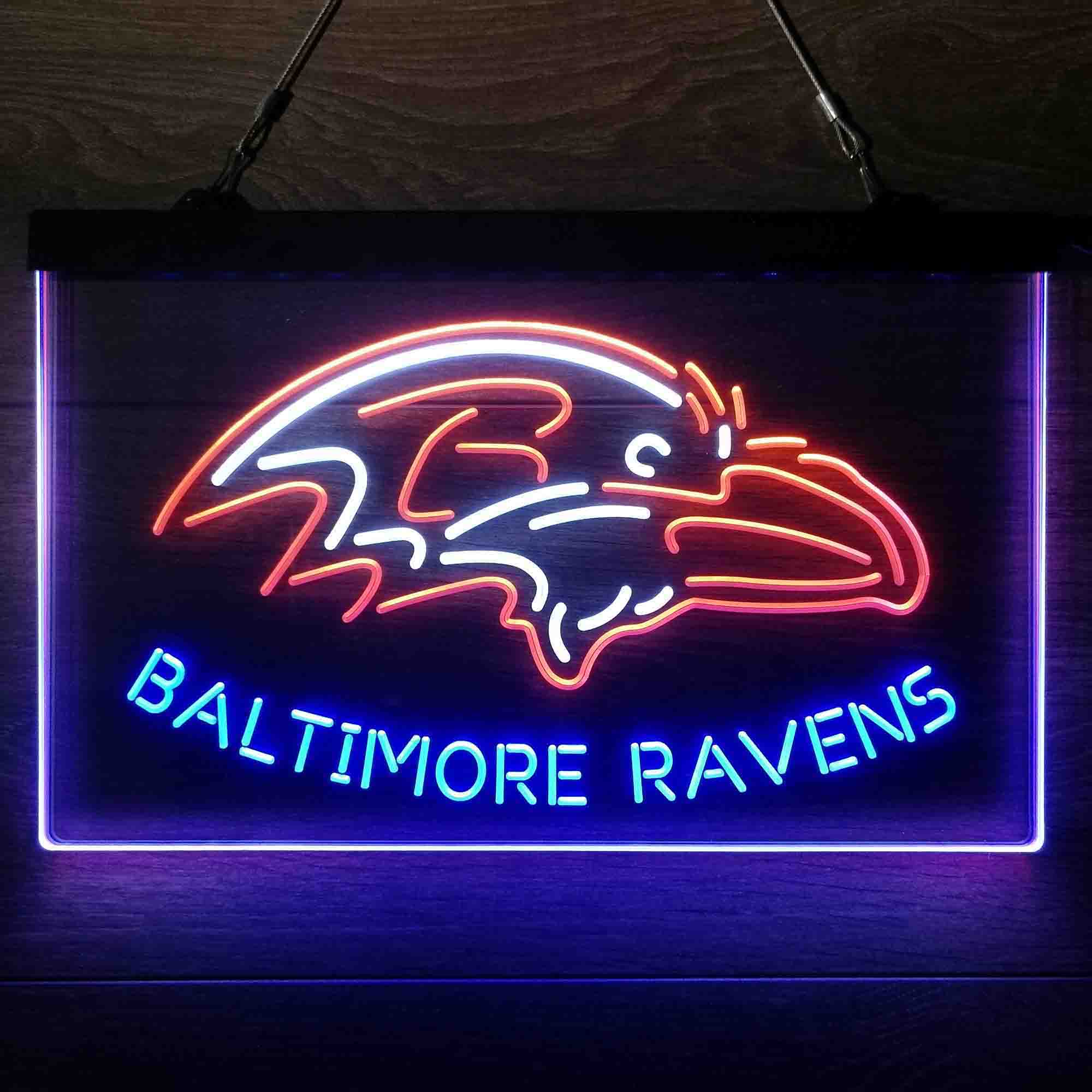 Baltimore Ravens  Neon 3-Color LED Sign - Image 11