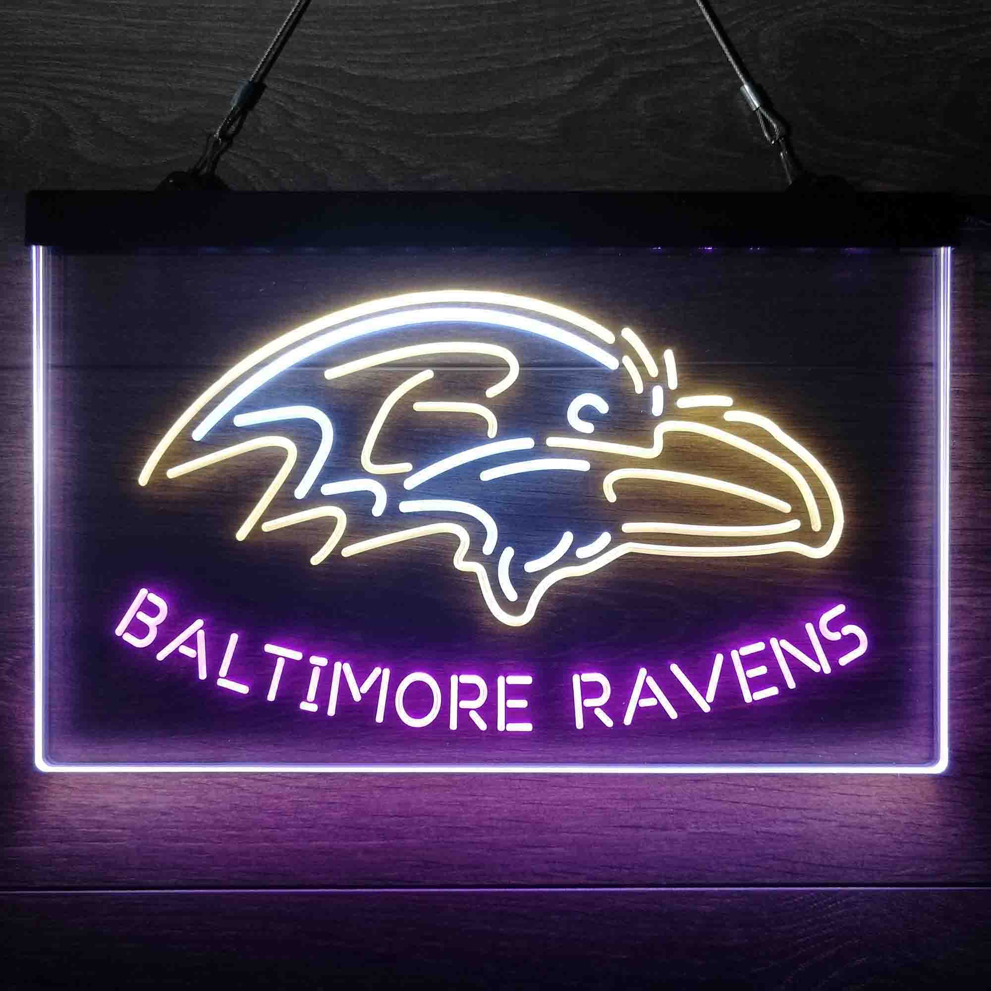 Baltimore Ravens  Neon 3-Color LED Sign - Image 12