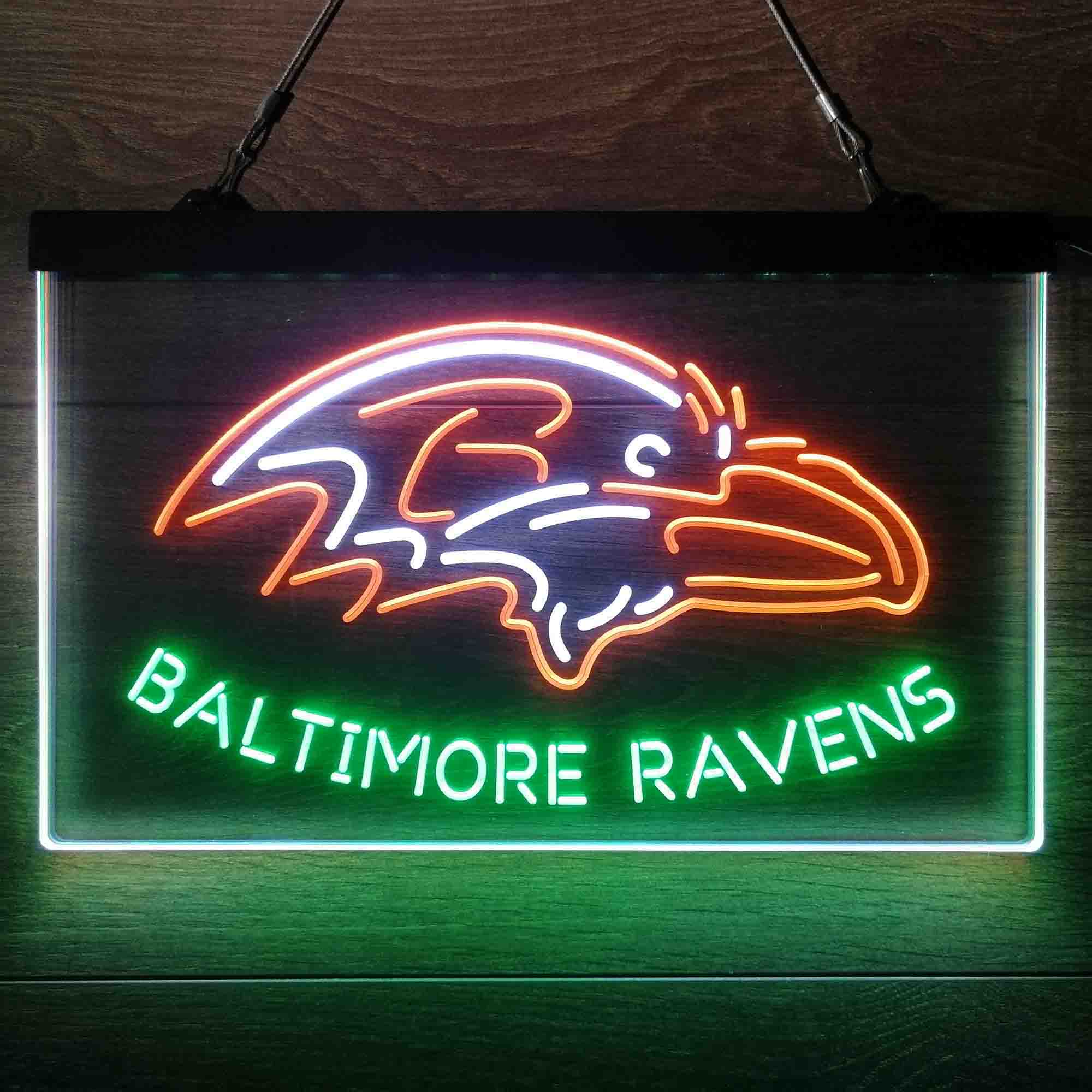 Baltimore Ravens  Neon 3-Color LED Sign - Image 13
