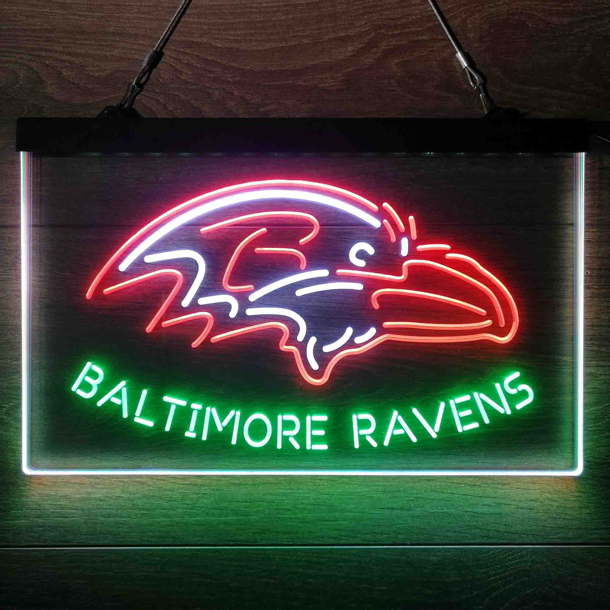 Baltimore Ravens  Neon 3-Color LED Sign - Image 2