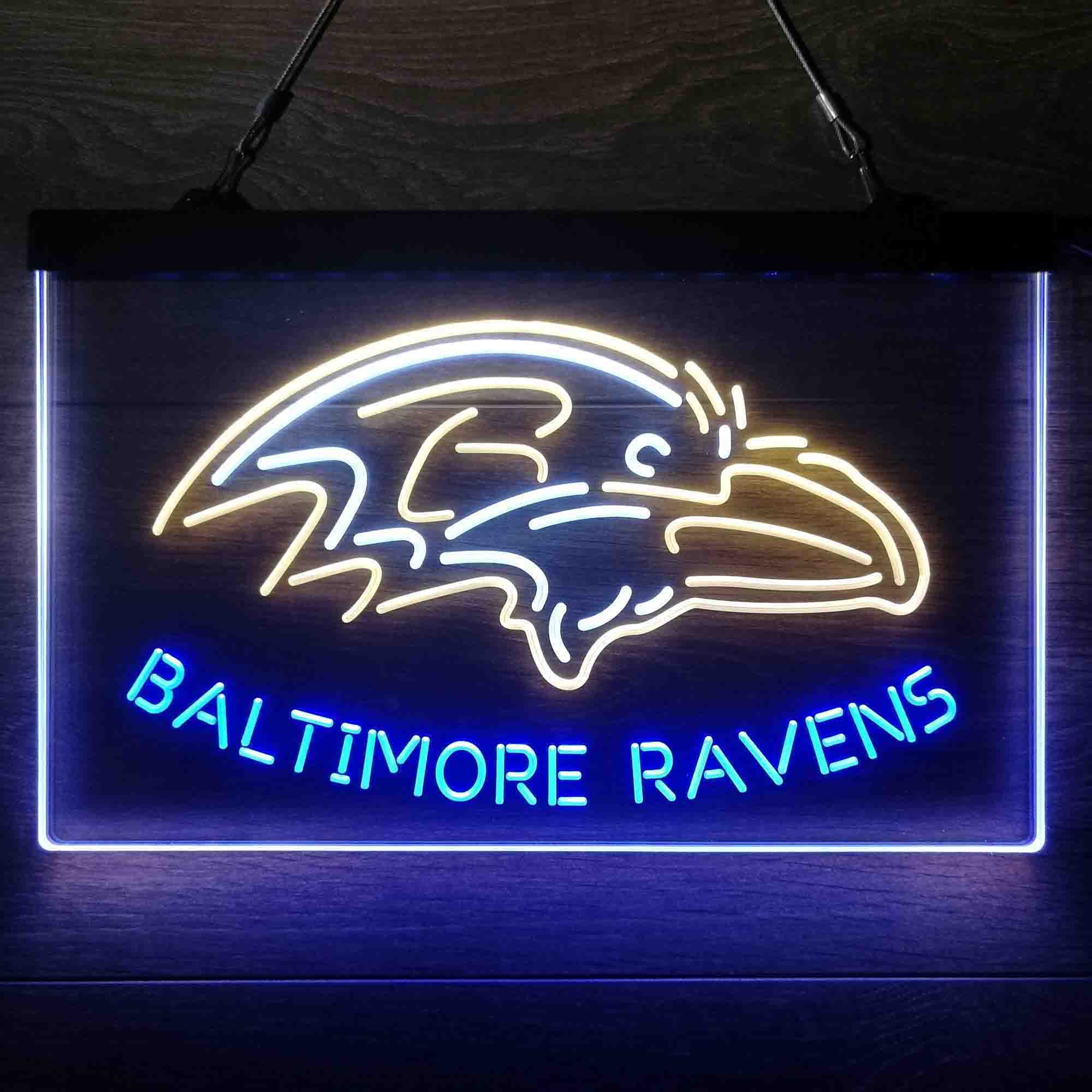 Baltimore Ravens  Neon 3-Color LED Sign - Image 3