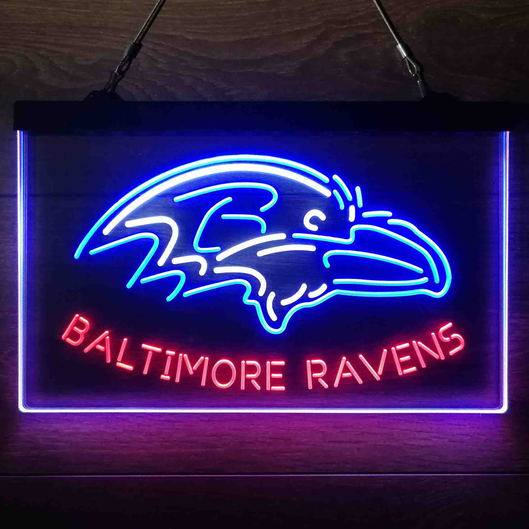 Baltimore Ravens  Neon 3-Color LED Sign - Image 4