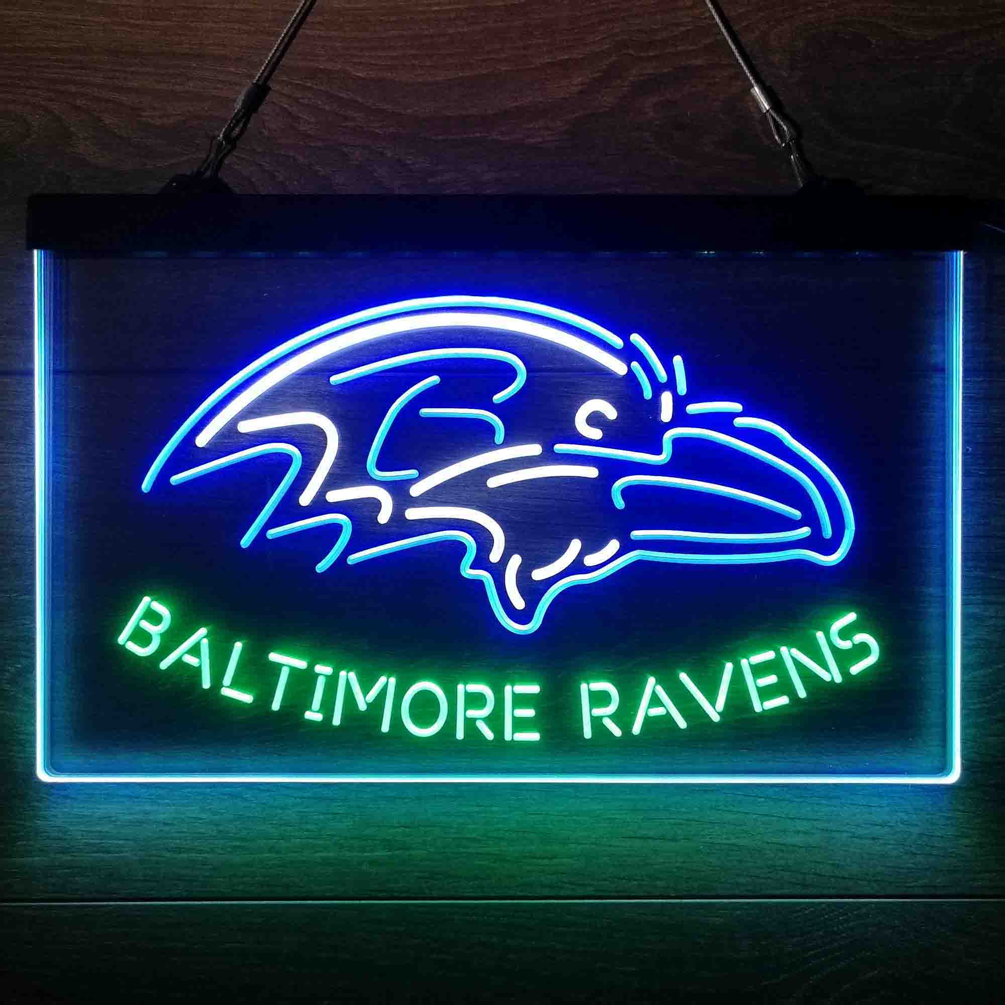 Baltimore Ravens  Neon 3-Color LED Sign - Image 6