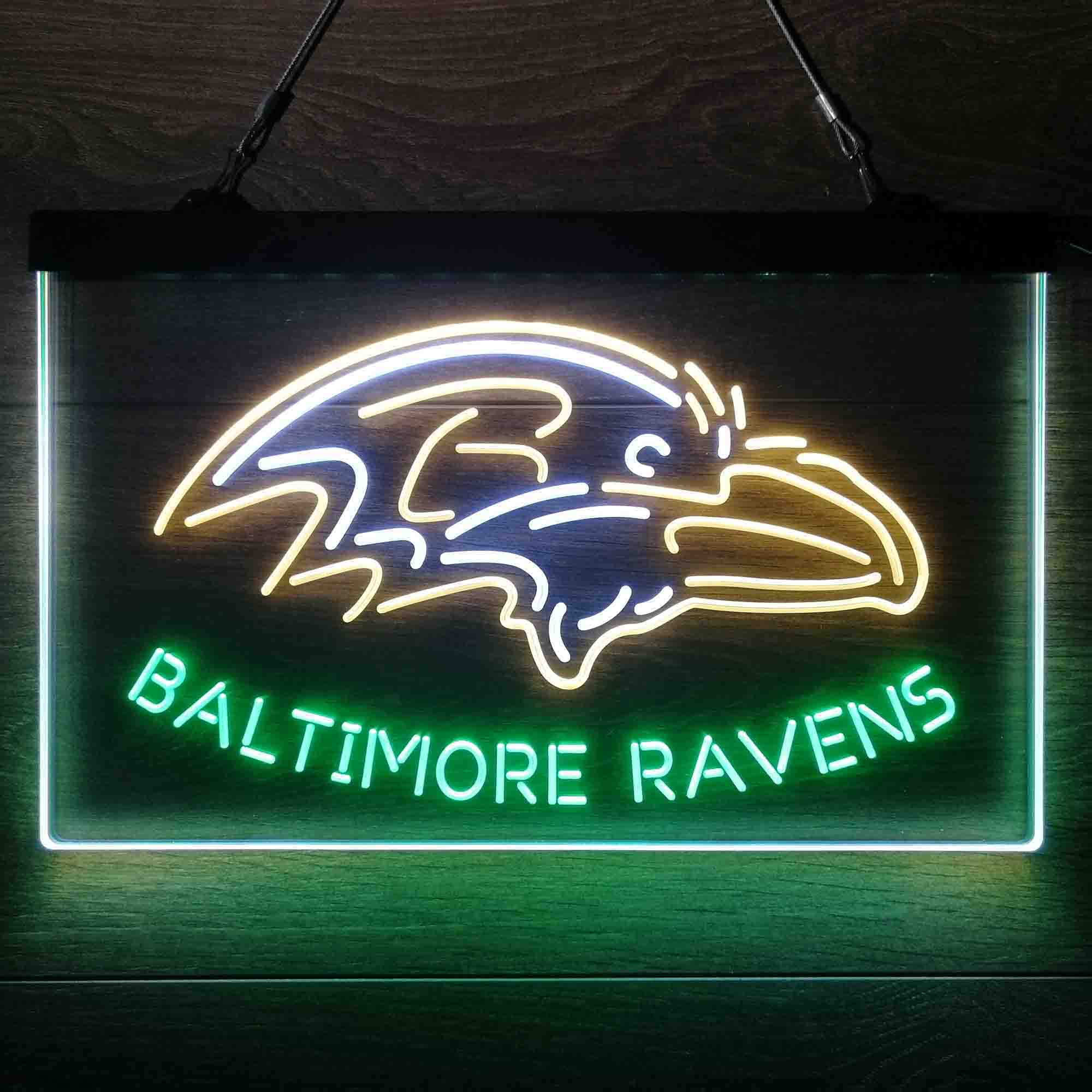 Baltimore Ravens  Neon 3-Color LED Sign - Image 8