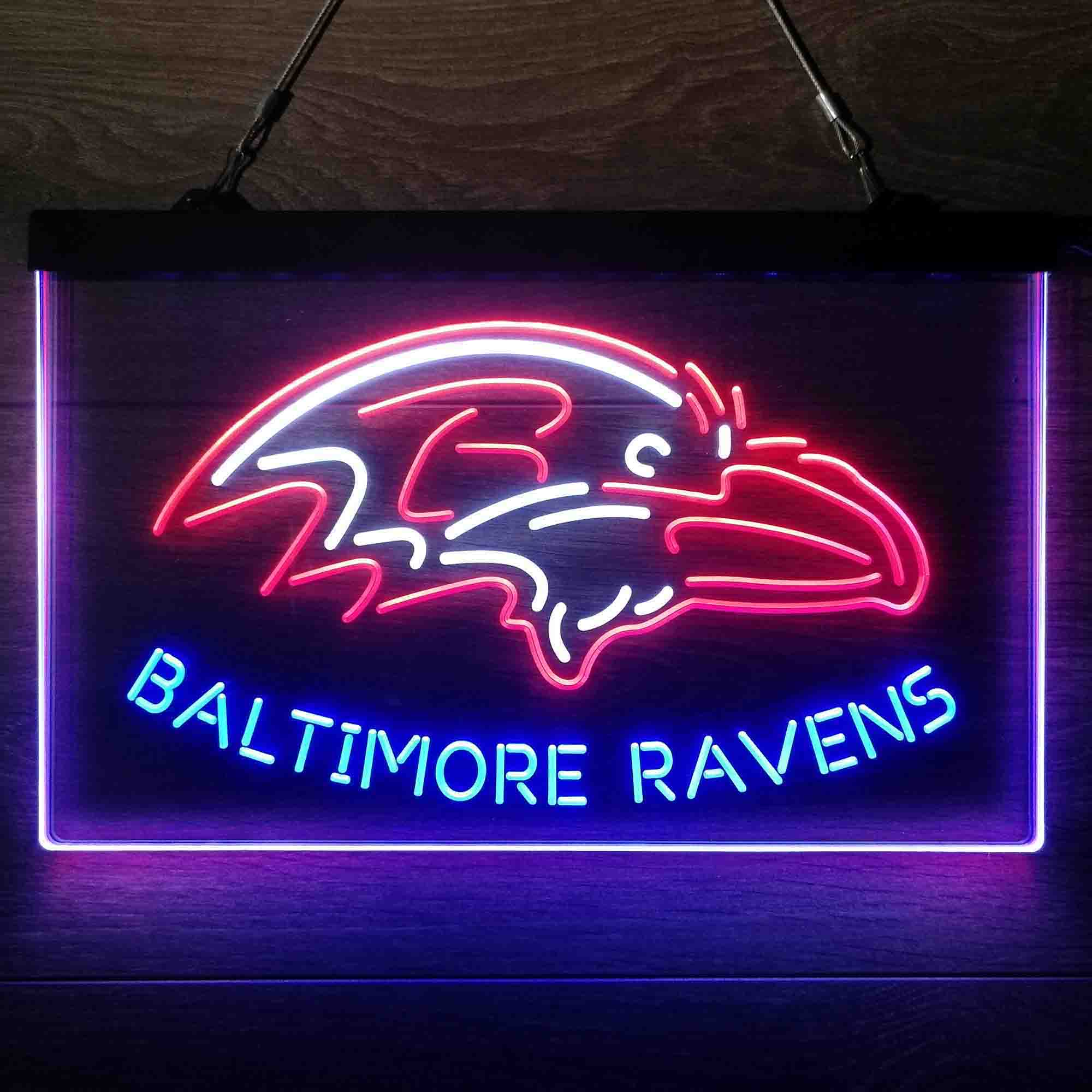 Baltimore Ravens  Neon 3-Color LED Sign - Image 9