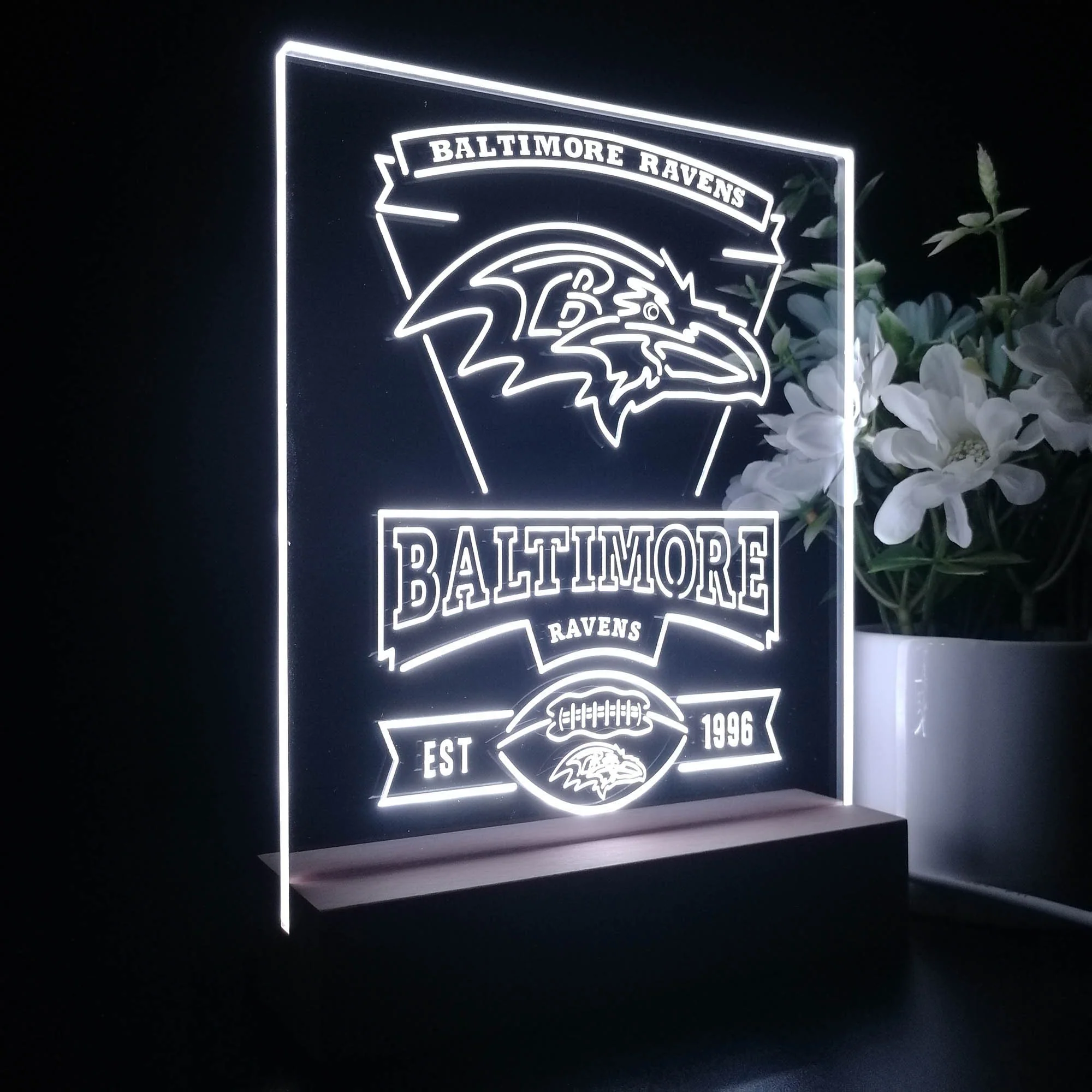 Baltimore Ravens Neon Sign Pub Bar Lamp - Image 7