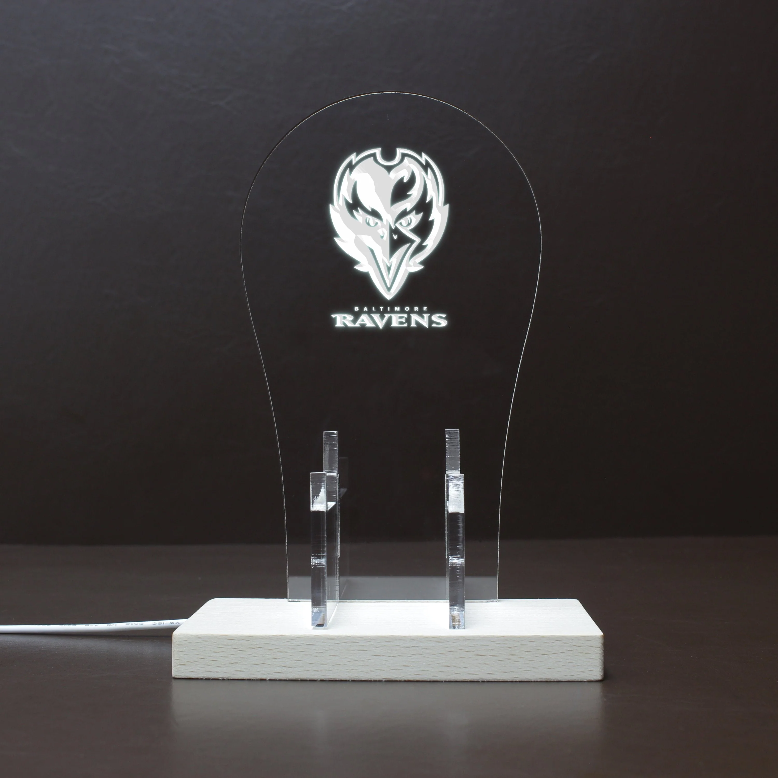 Baltimore Ravens Raven LED Gaming Headset Controller Stand - Image 10