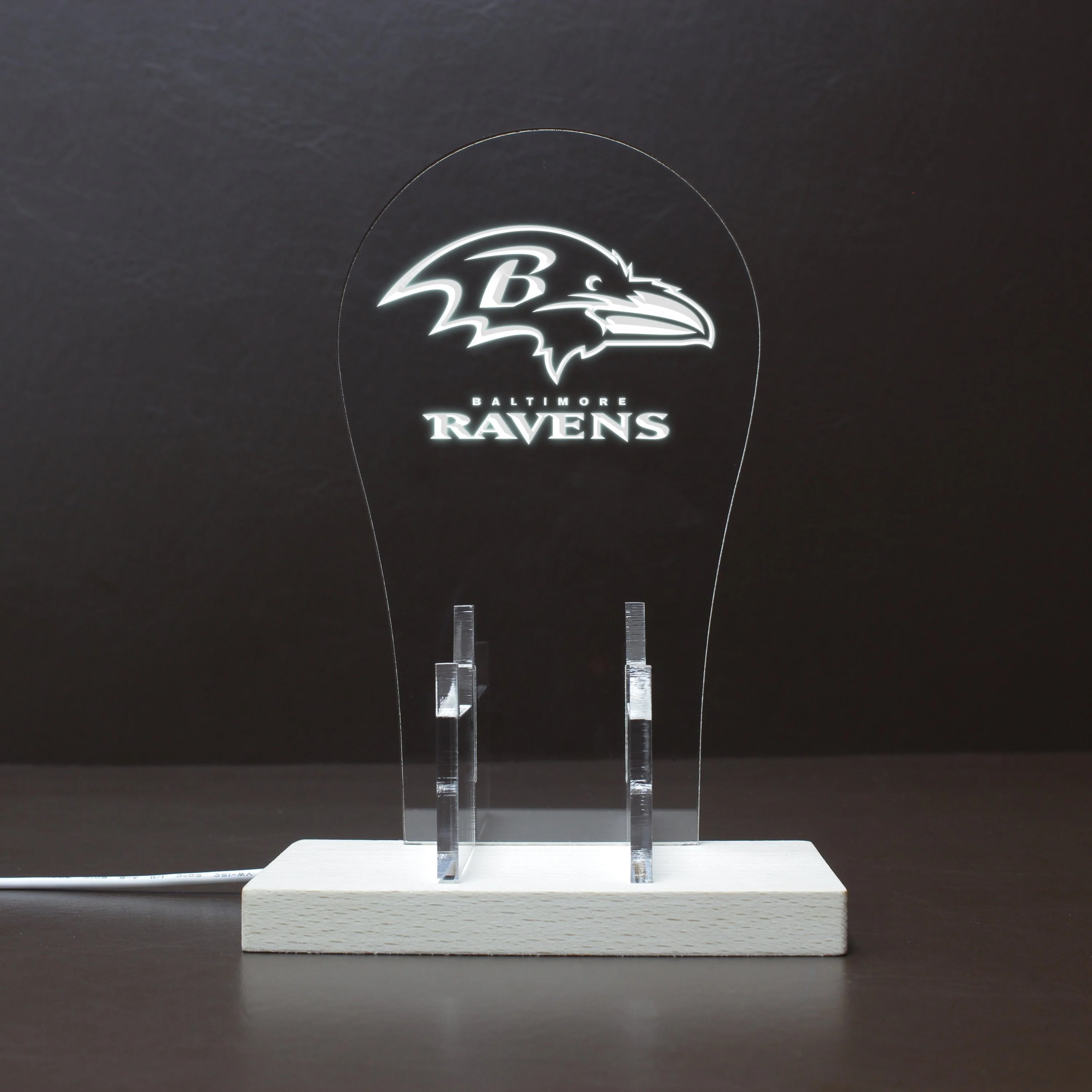 Baltimore Ravens Super Bowl LED Gaming Headset Controller Stand - Image 10