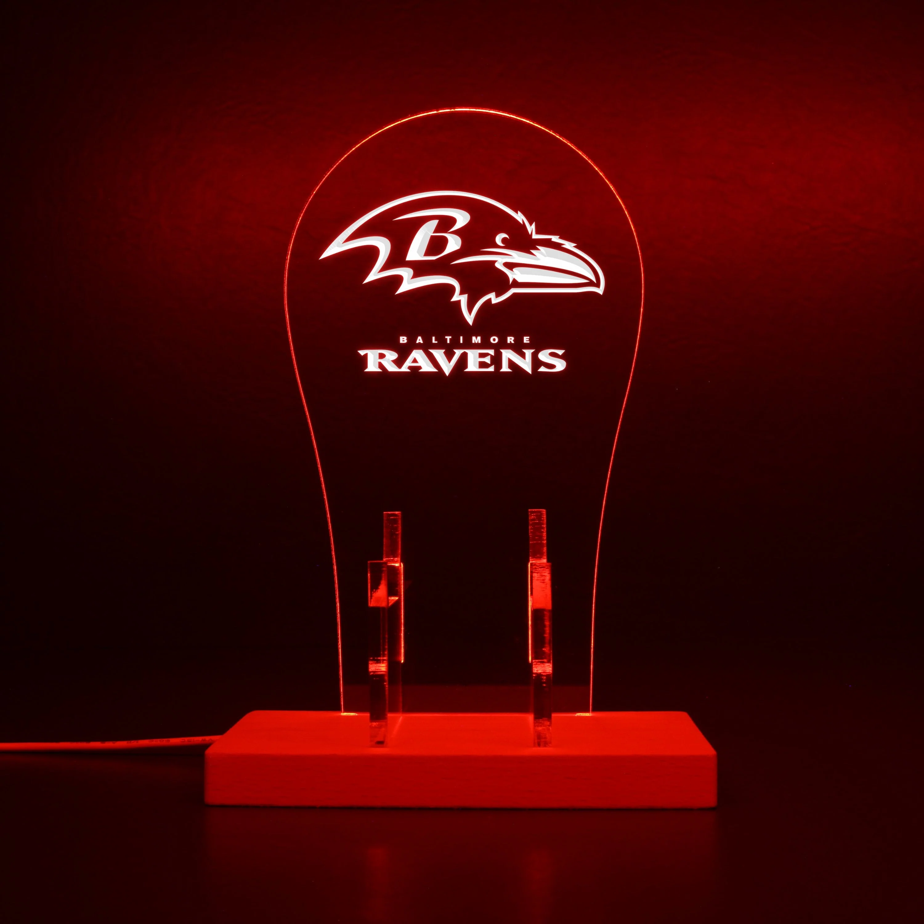 Baltimore Ravens Super Bowl LED Gaming Headset Controller Stand - Image 6