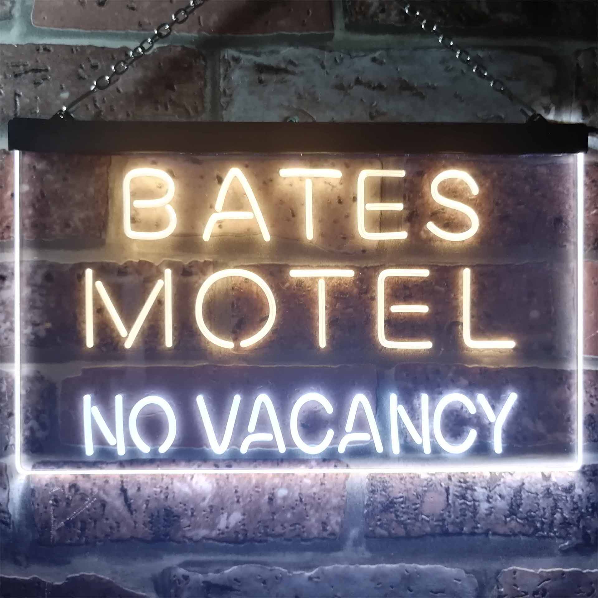 Bates Motel No Vacancy Halloween LED Neon Sign - Image 10