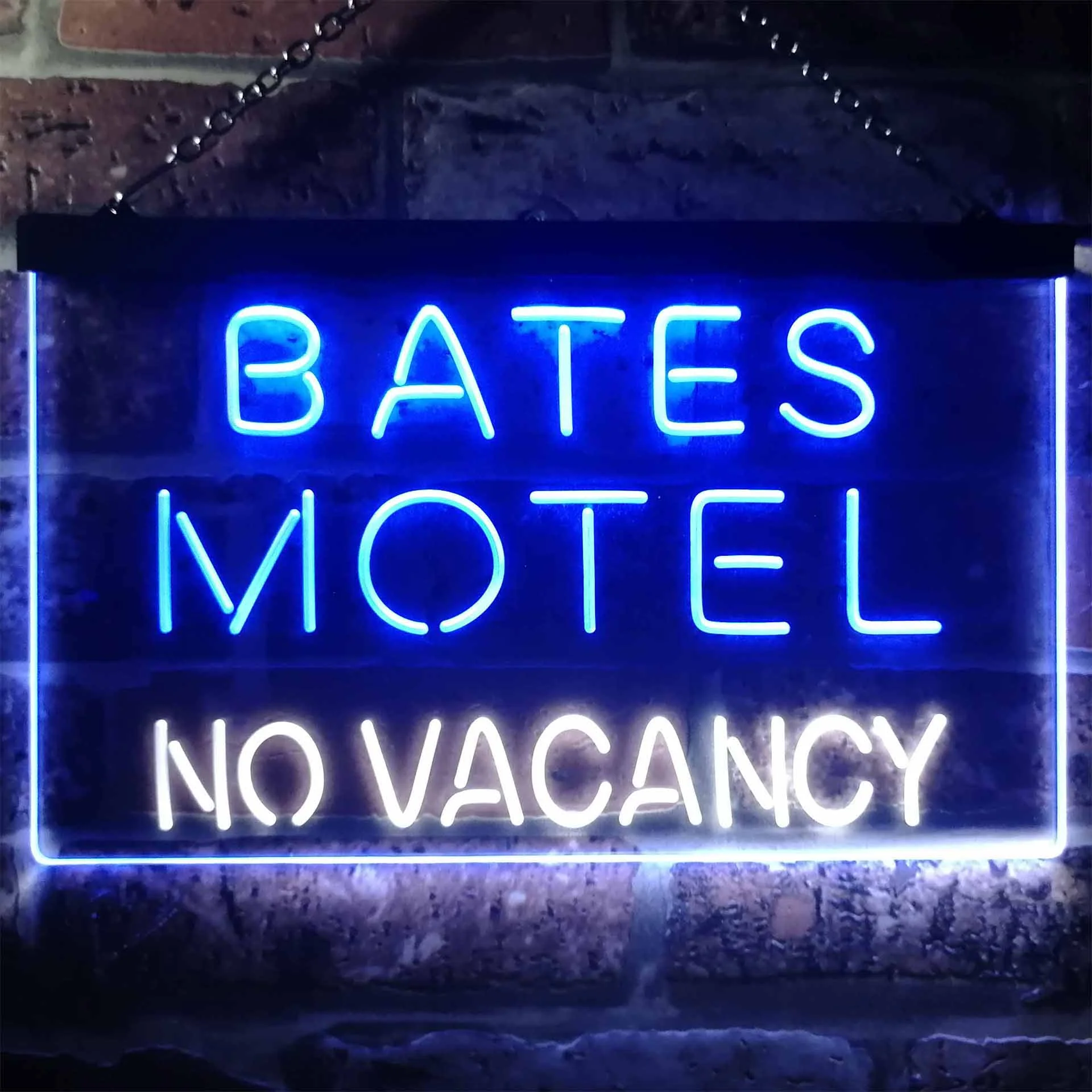 Bates Motel No Vacancy Halloween LED Neon Sign - Image 4
