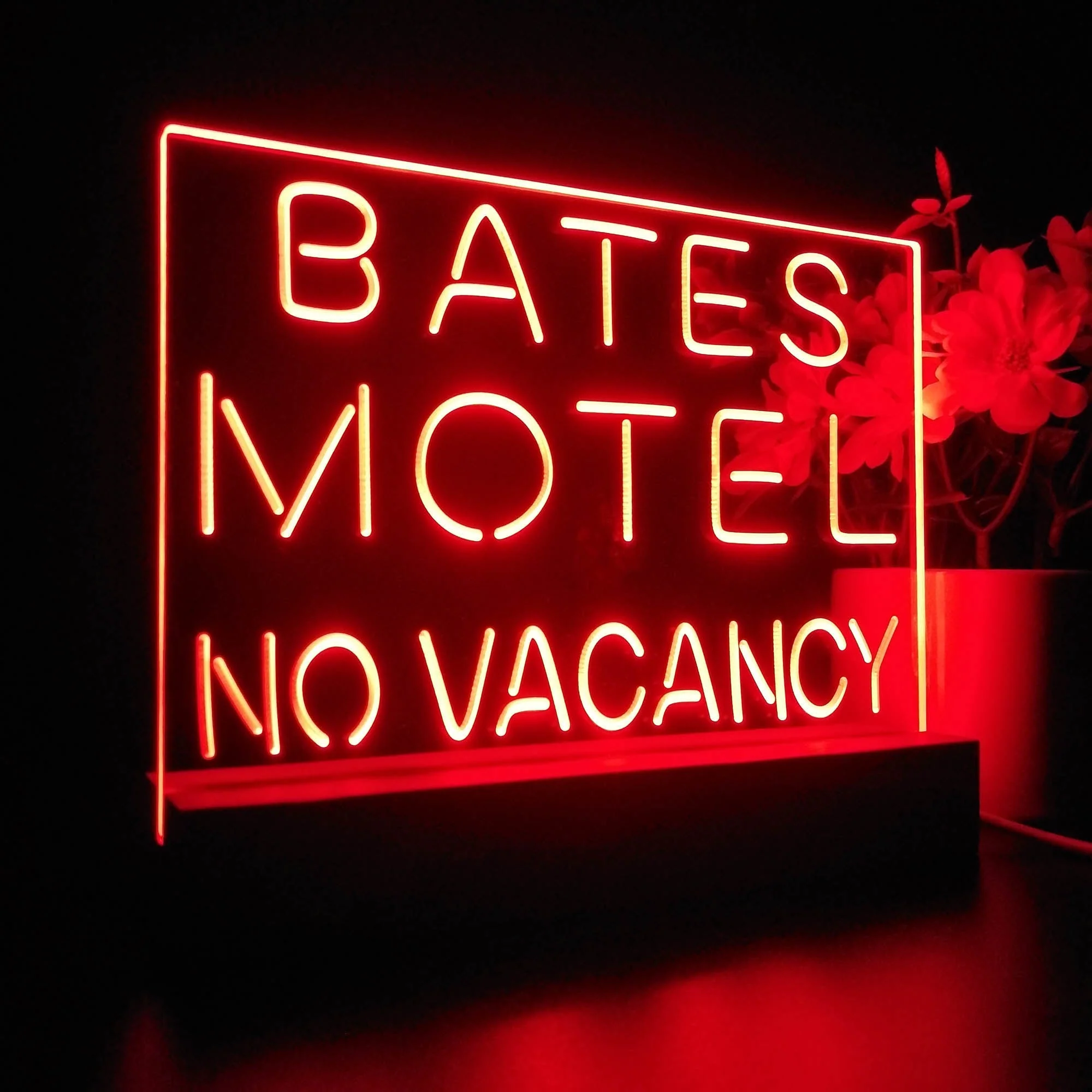 Bates Motel No Vacancy 3D Illusion Night Light Desk Lamp - Image 6