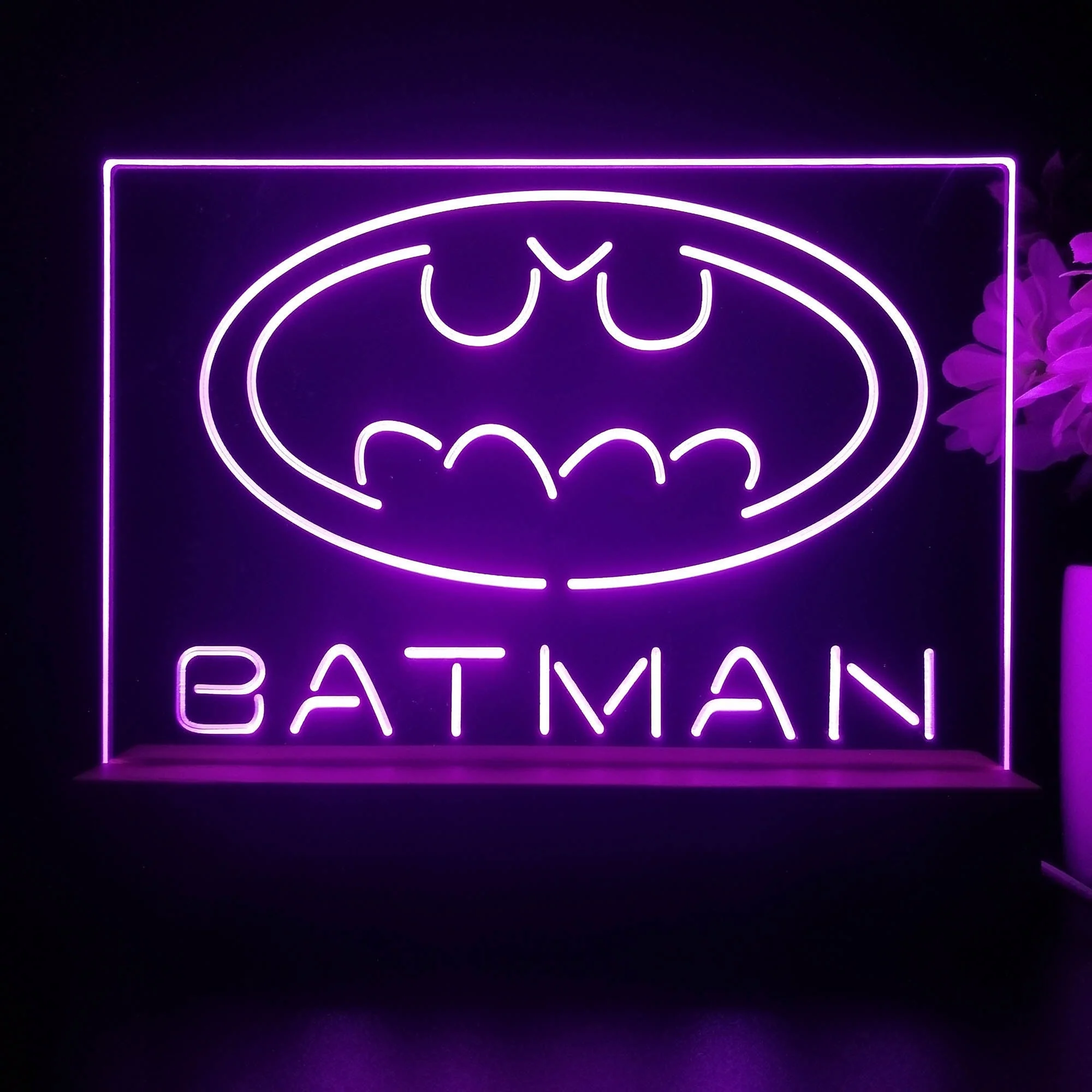 Batman Hero 3D Illusion Night Light Desk Lamp - Image 4