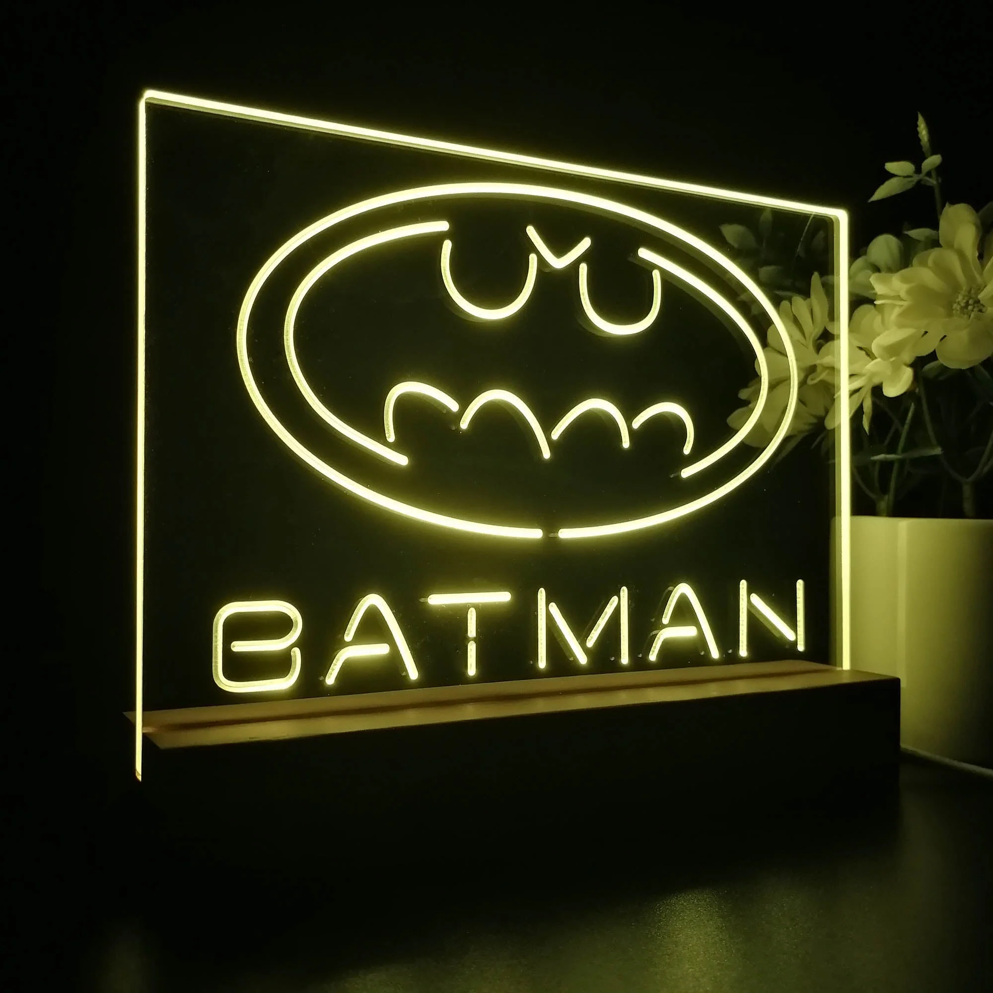 Batman Hero 3D Illusion Night Light Desk Lamp - Image 5