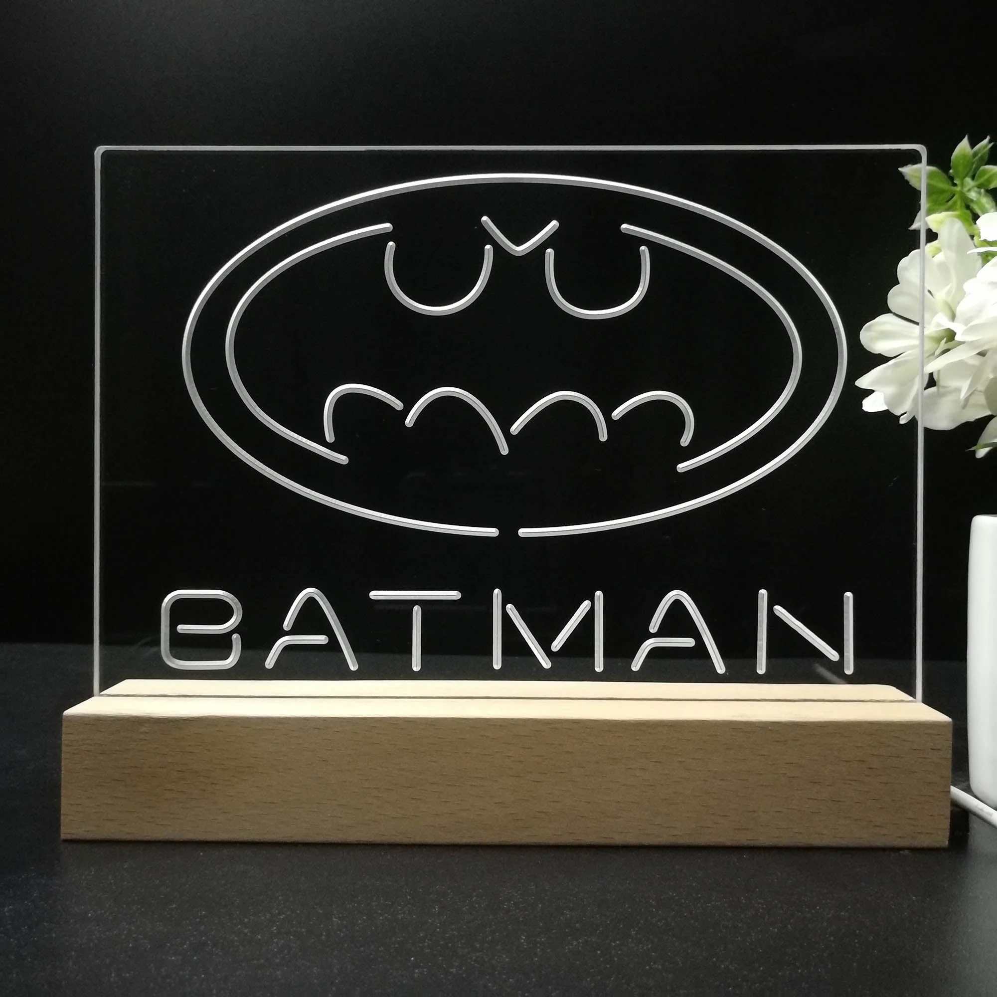 Batman Hero 3D Illusion Night Light Desk Lamp - Image 8