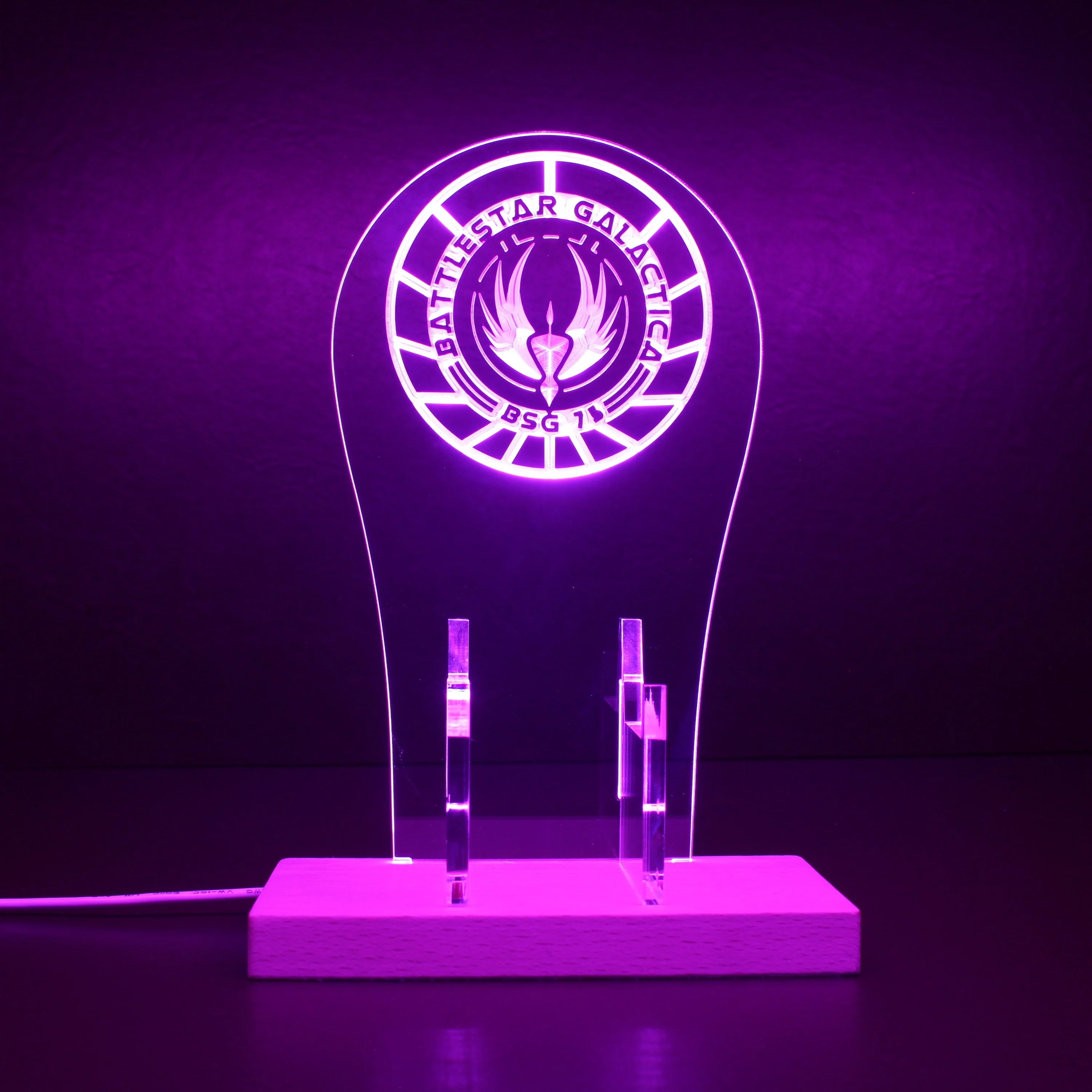 Battlestar Galactica LED Gaming Headset Controller Stand - Image 7
