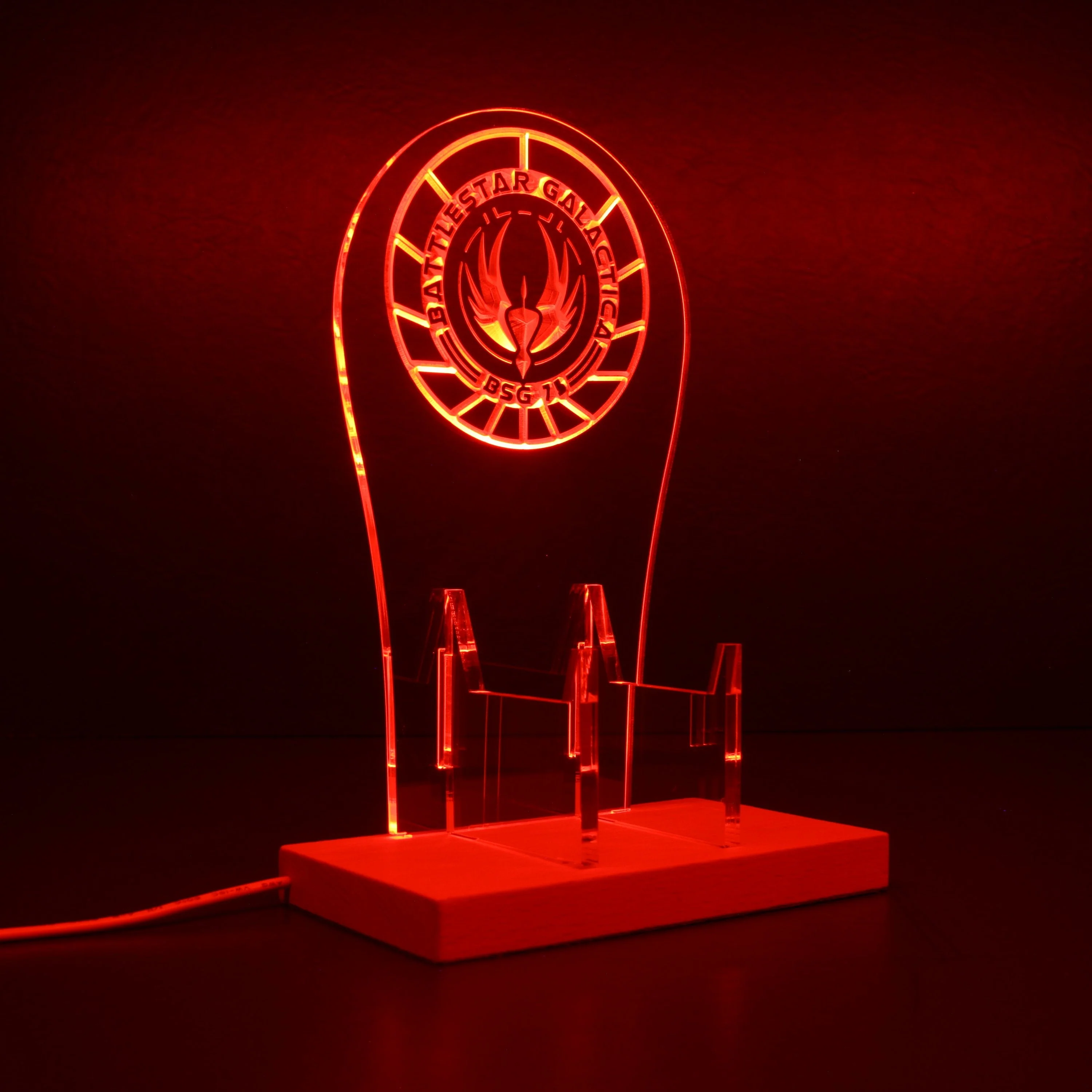 Battlestar Galactica LED Gaming Headset Controller Stand - Image 8
