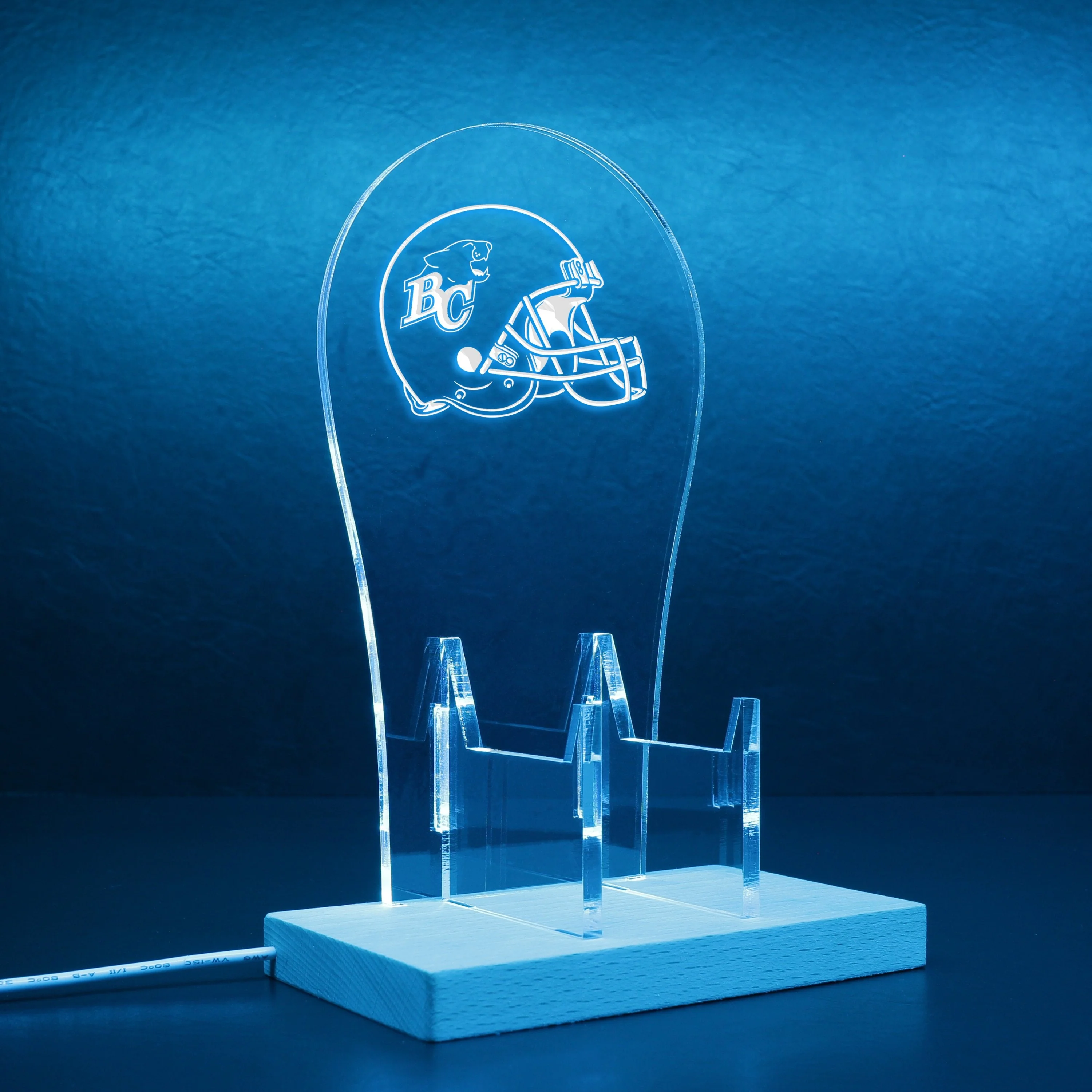 BC Lions Helmet LED Gaming Headset Controller Stand - Image 9