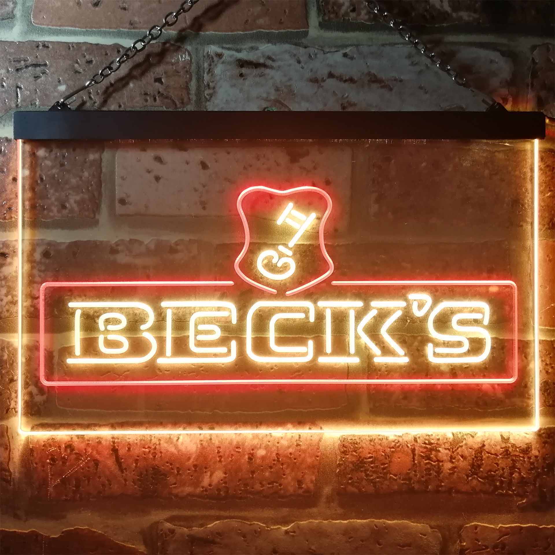 Beck's Beer Home Bar Neon Light LED Sign - Image 3
