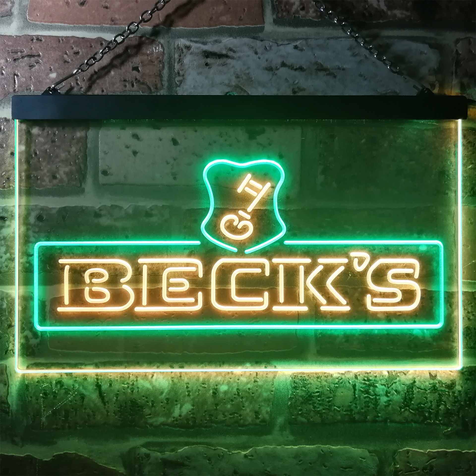 Beck's Beer Home Bar Neon Light LED Sign - Image 8