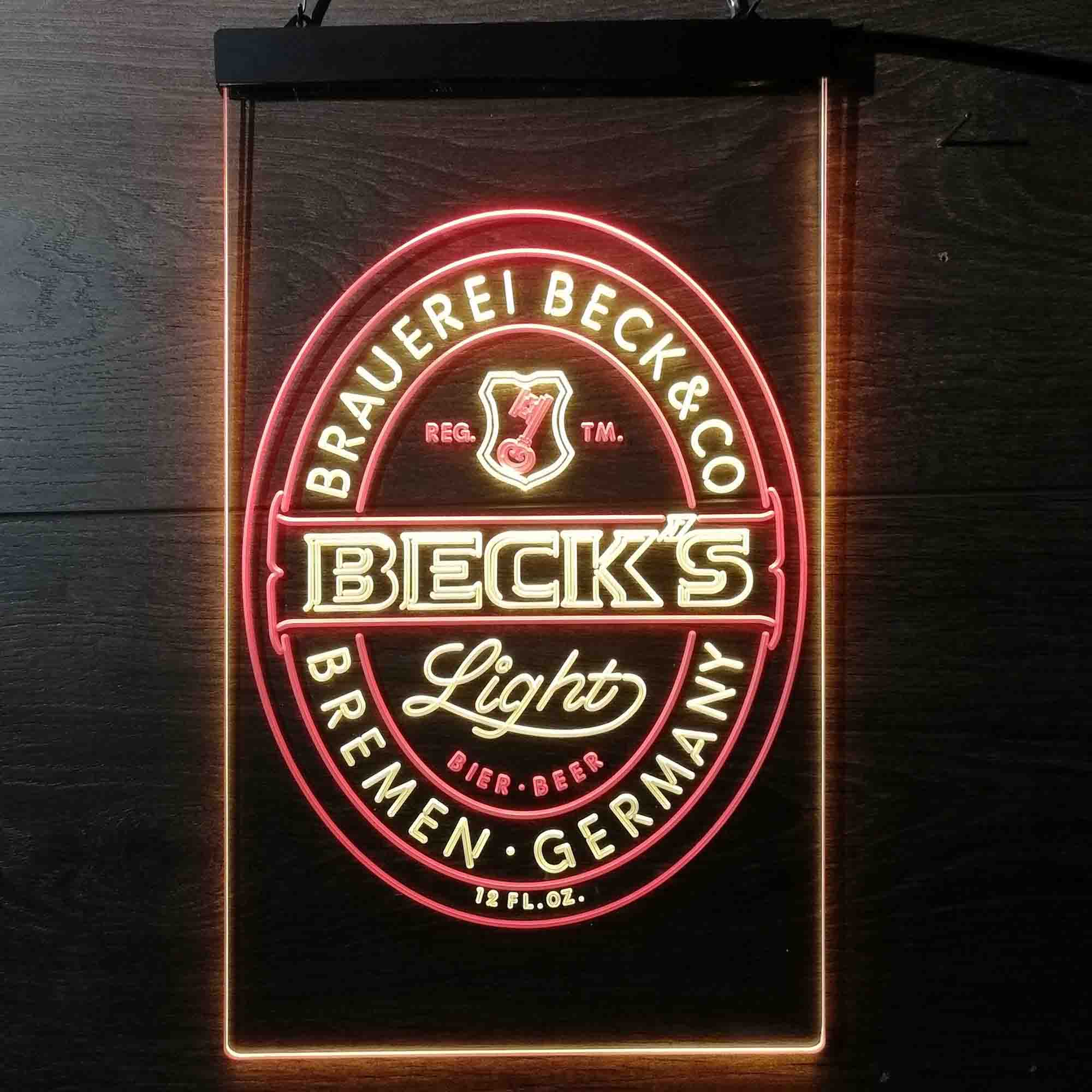 Beck's Light Beer Germany Neon-Like LED Sign - Image 12