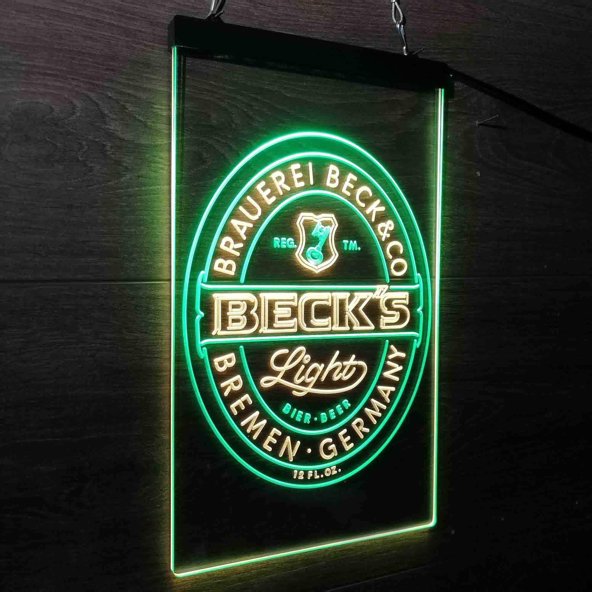 Beck's Light Beer Germany Neon-Like LED Sign - Image 24