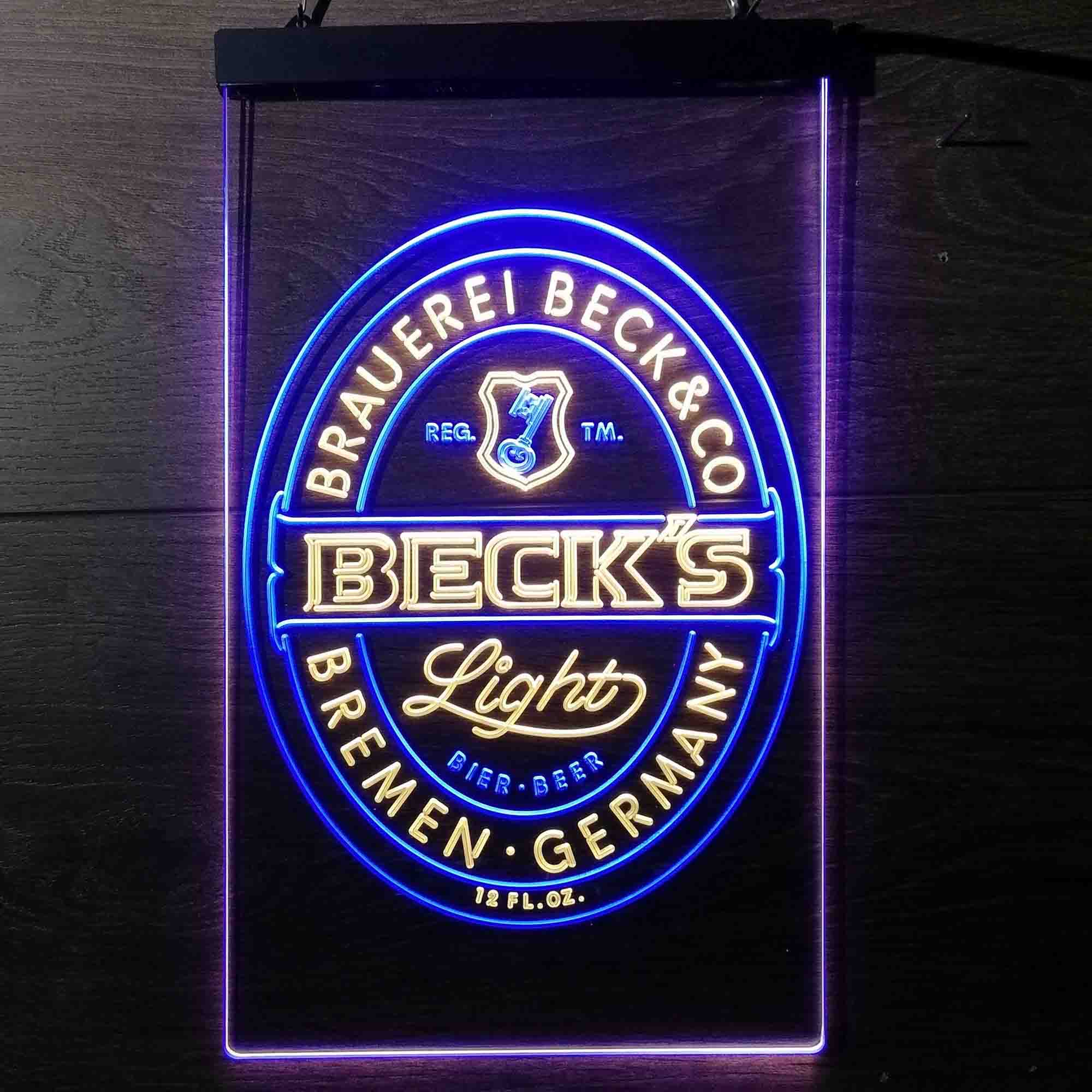 Beck's Light Beer Germany Neon-Like LED Sign - Image 6