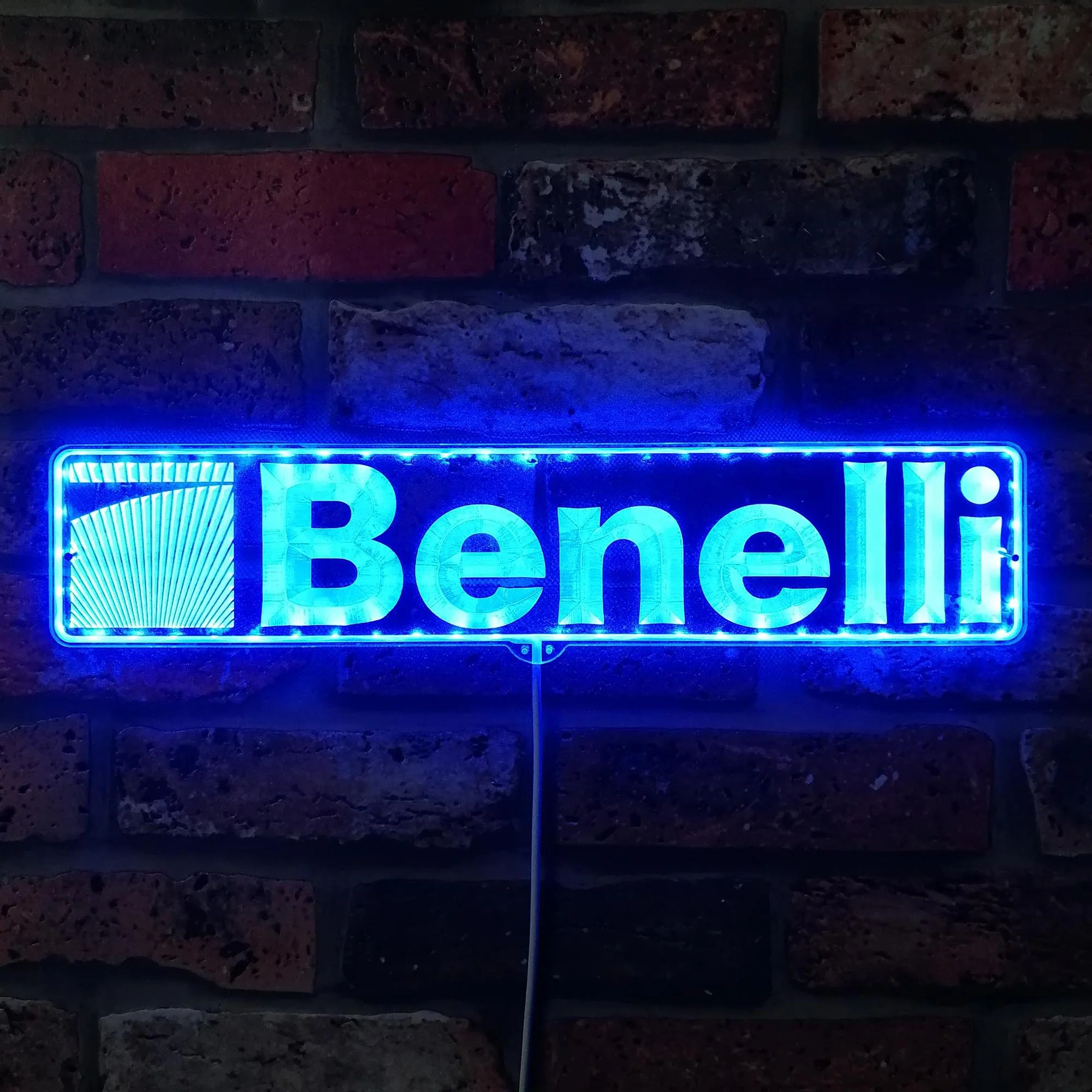 Benelli Neon LED Sign with Dynamic RGB Colors - Image 4