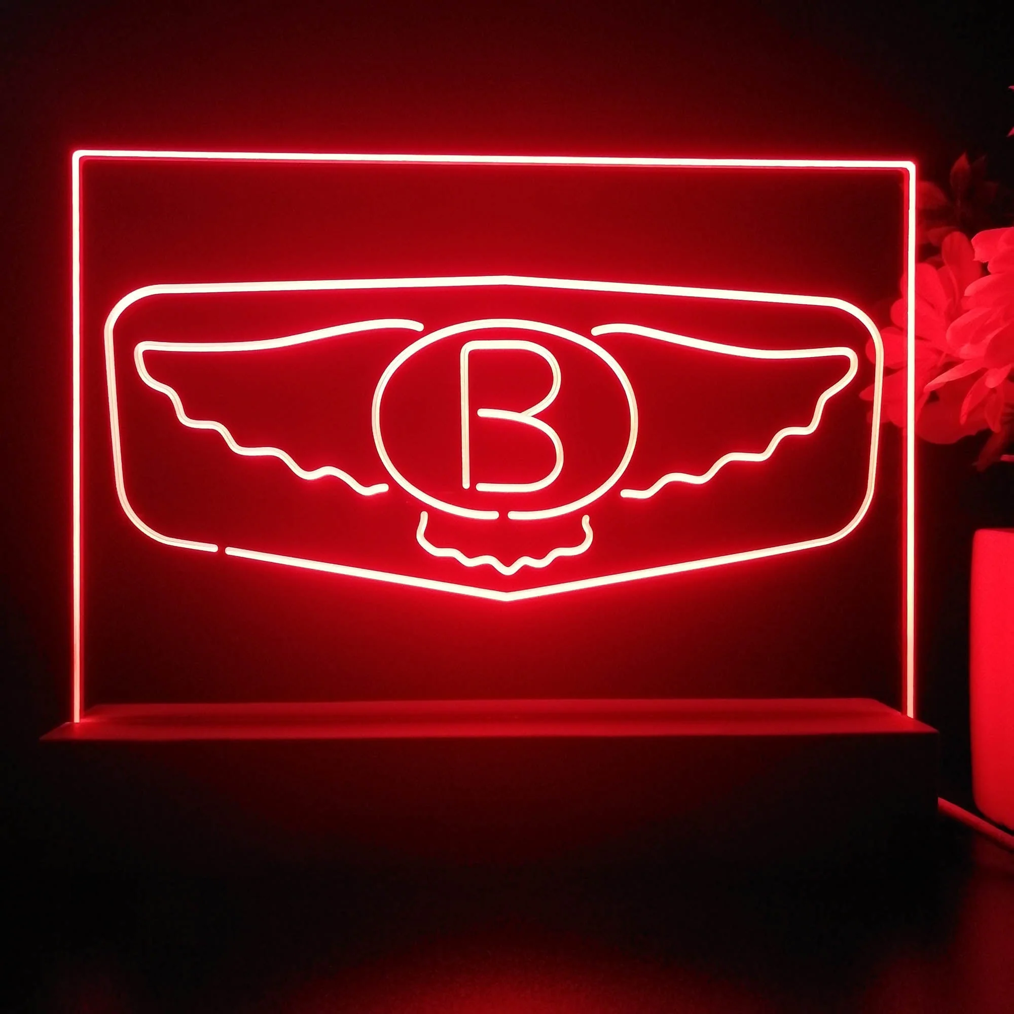 Bentley Wing 3D Illusion Night Light Desk Lamp - Image 2