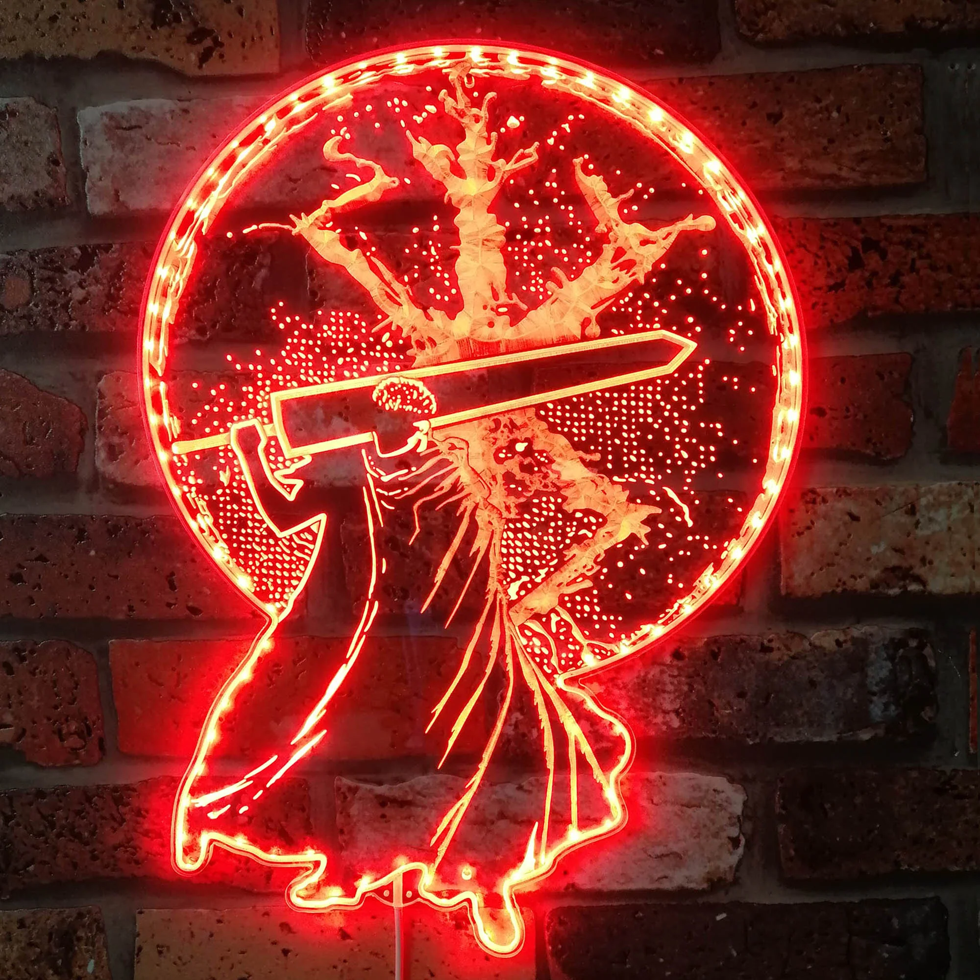 Berserk Sacrifice Neon LED Sign with Dynamic RGB Colors - Image 3