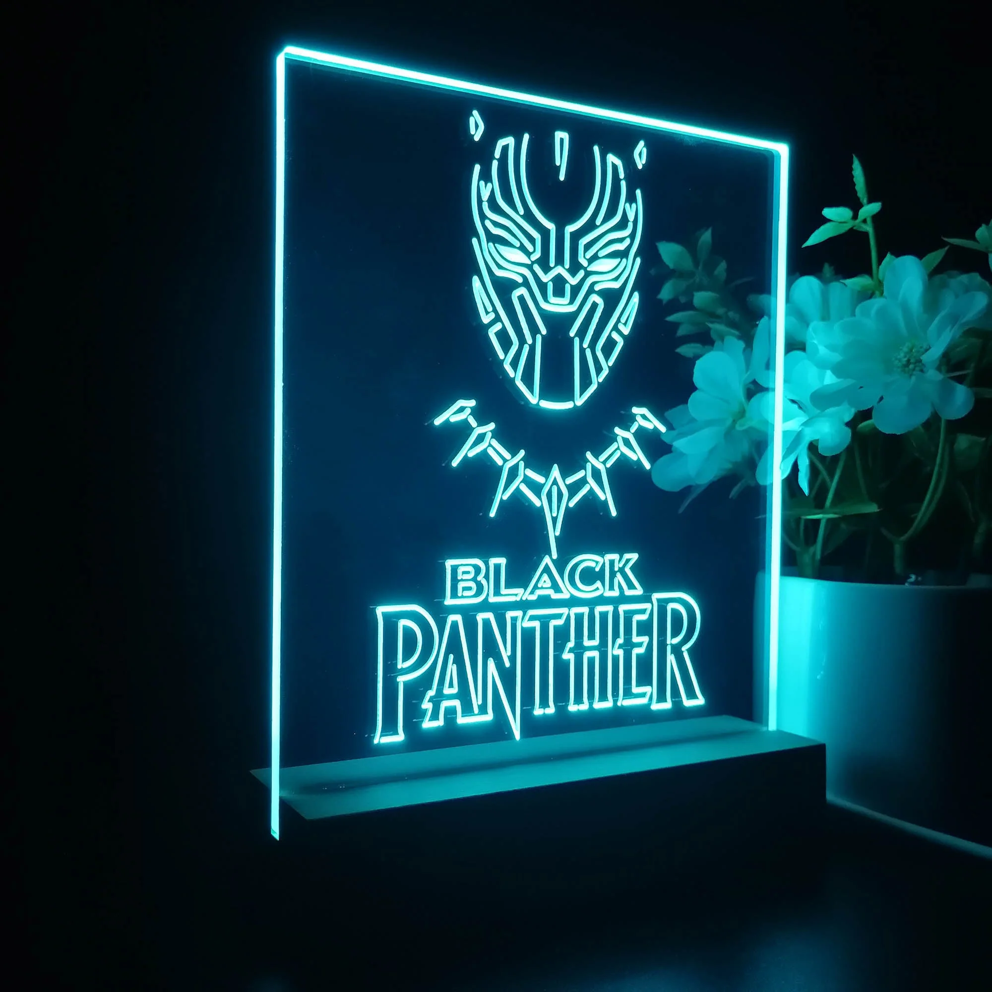 Black Panther Marvels 3D Illusion Night Light Desk Lamp - Image 5
