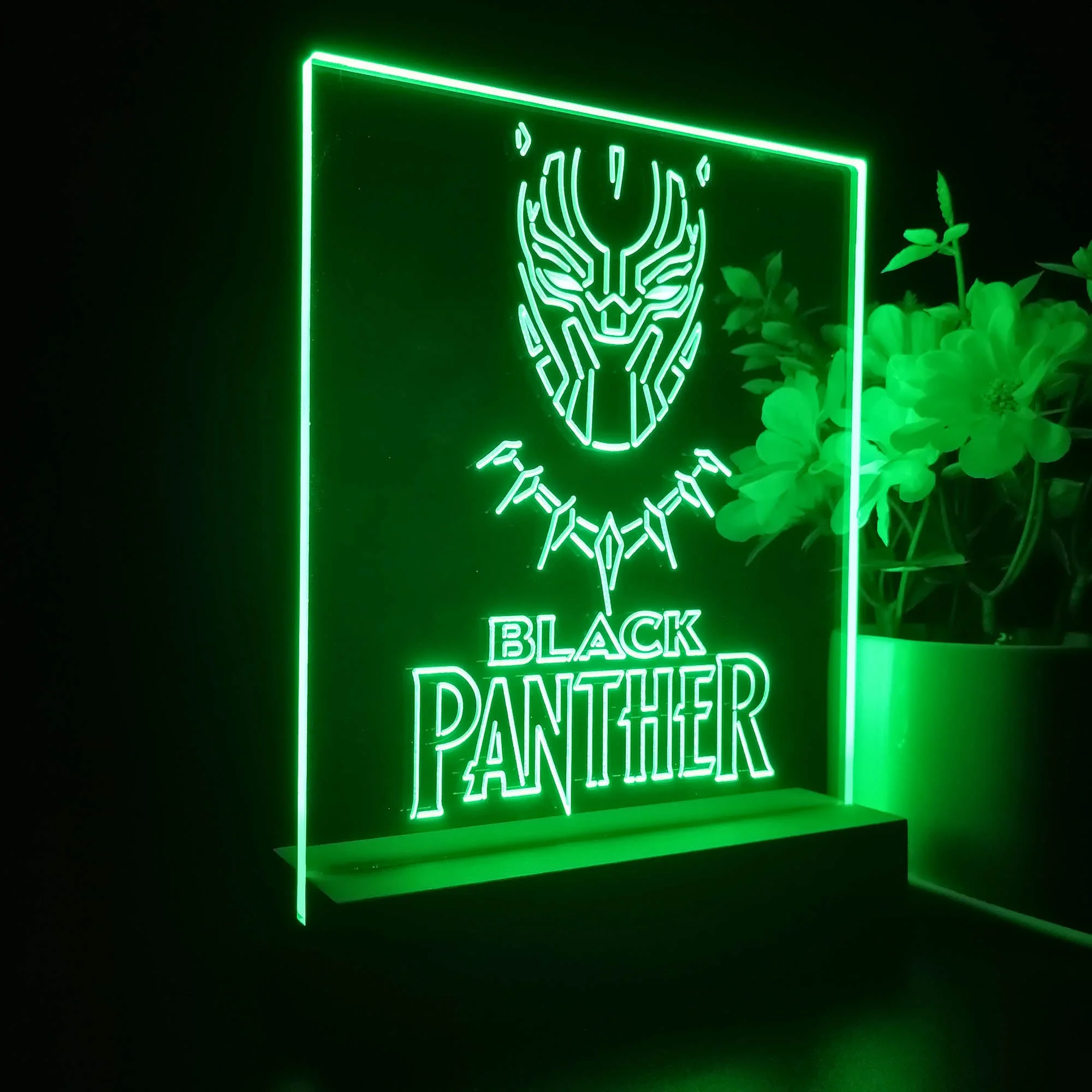 Black Panther Marvels 3D Illusion Night Light Desk Lamp - Image 6