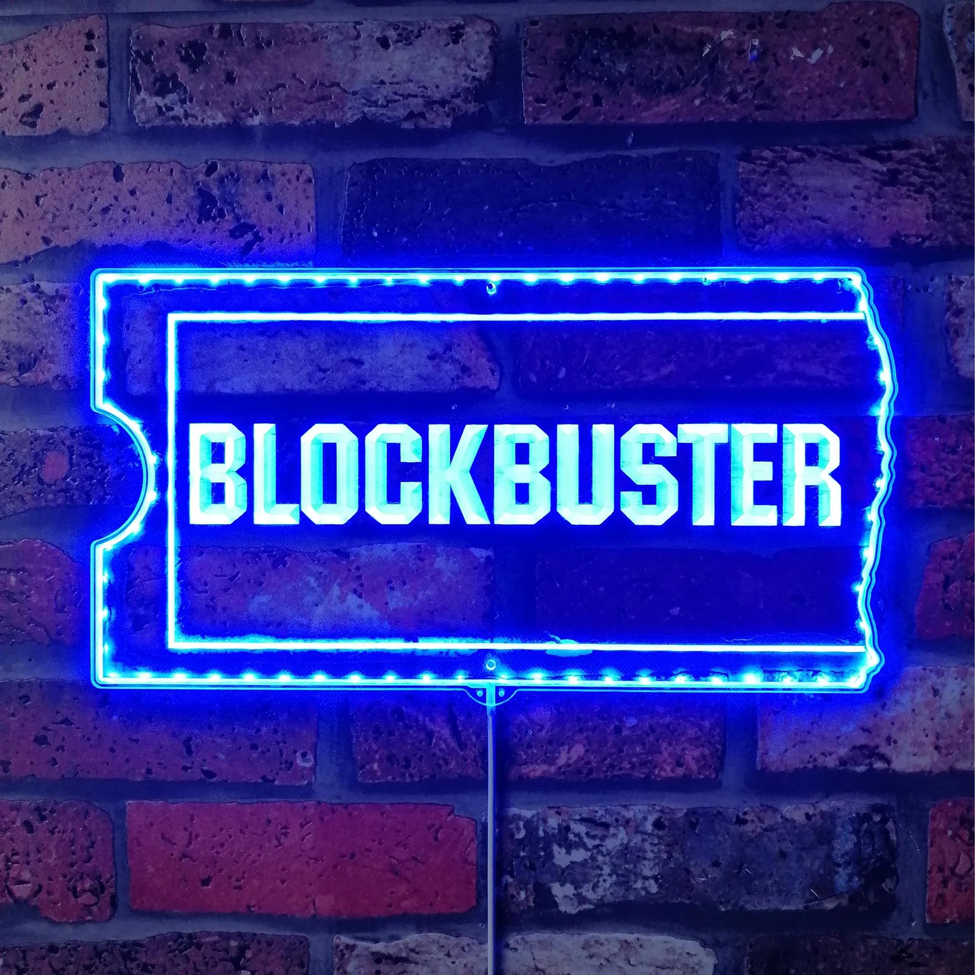 Blockbuster Video Neon Neon LED Sign with Dynamic RGB Colors - Image 4