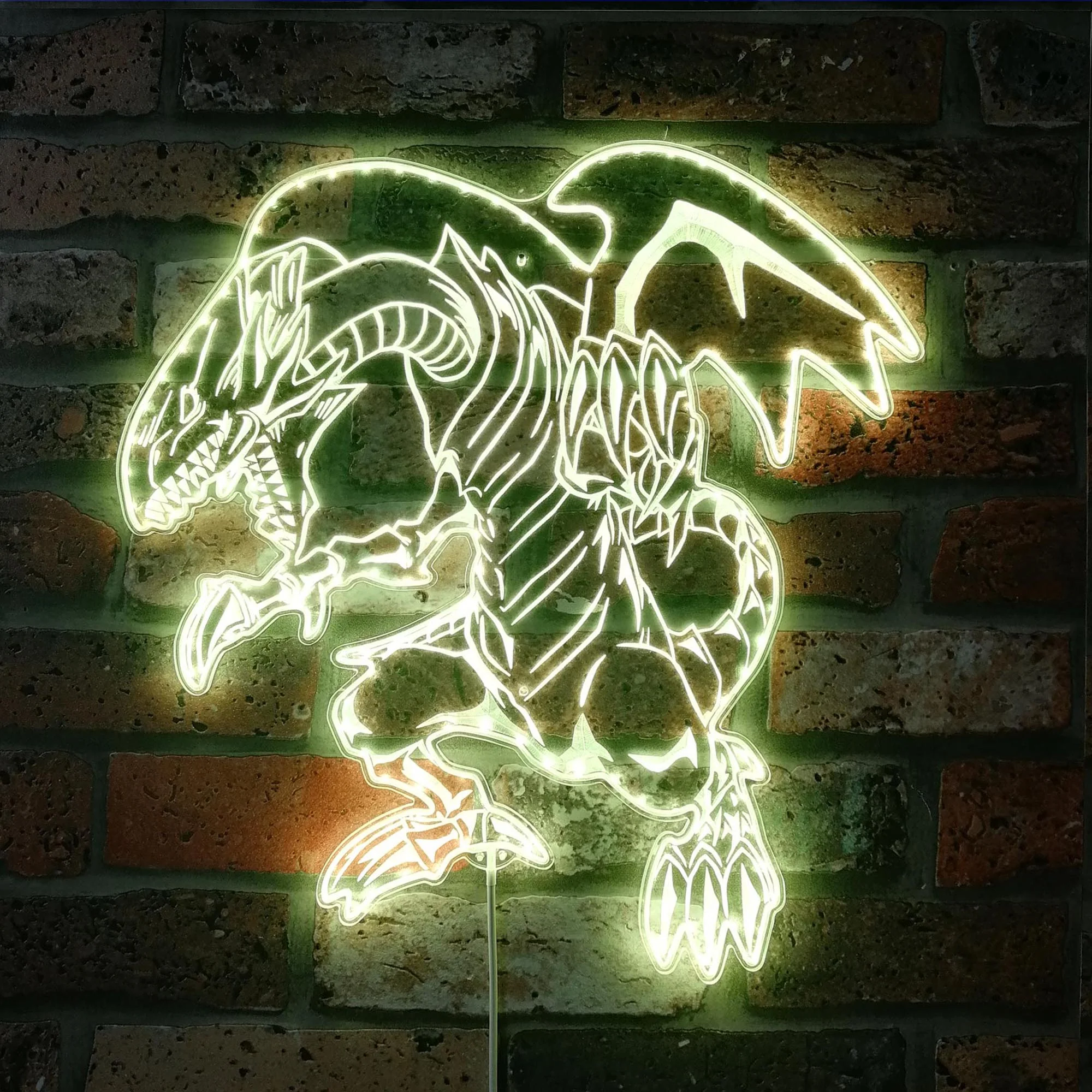 Blue-Eyes White Dragon Yu-Gi-Oh RGB Edge Lit LED Sign - Image 7