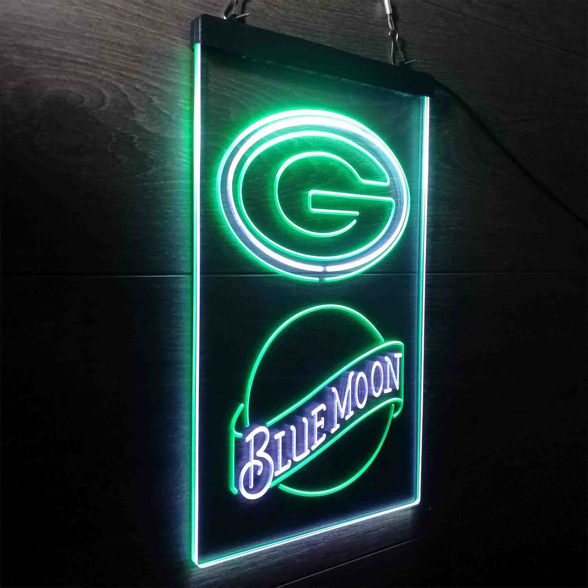 Blue Moon Bar Green Bay Packers Est. 1919 Neon-Like LED Sign - Image 14