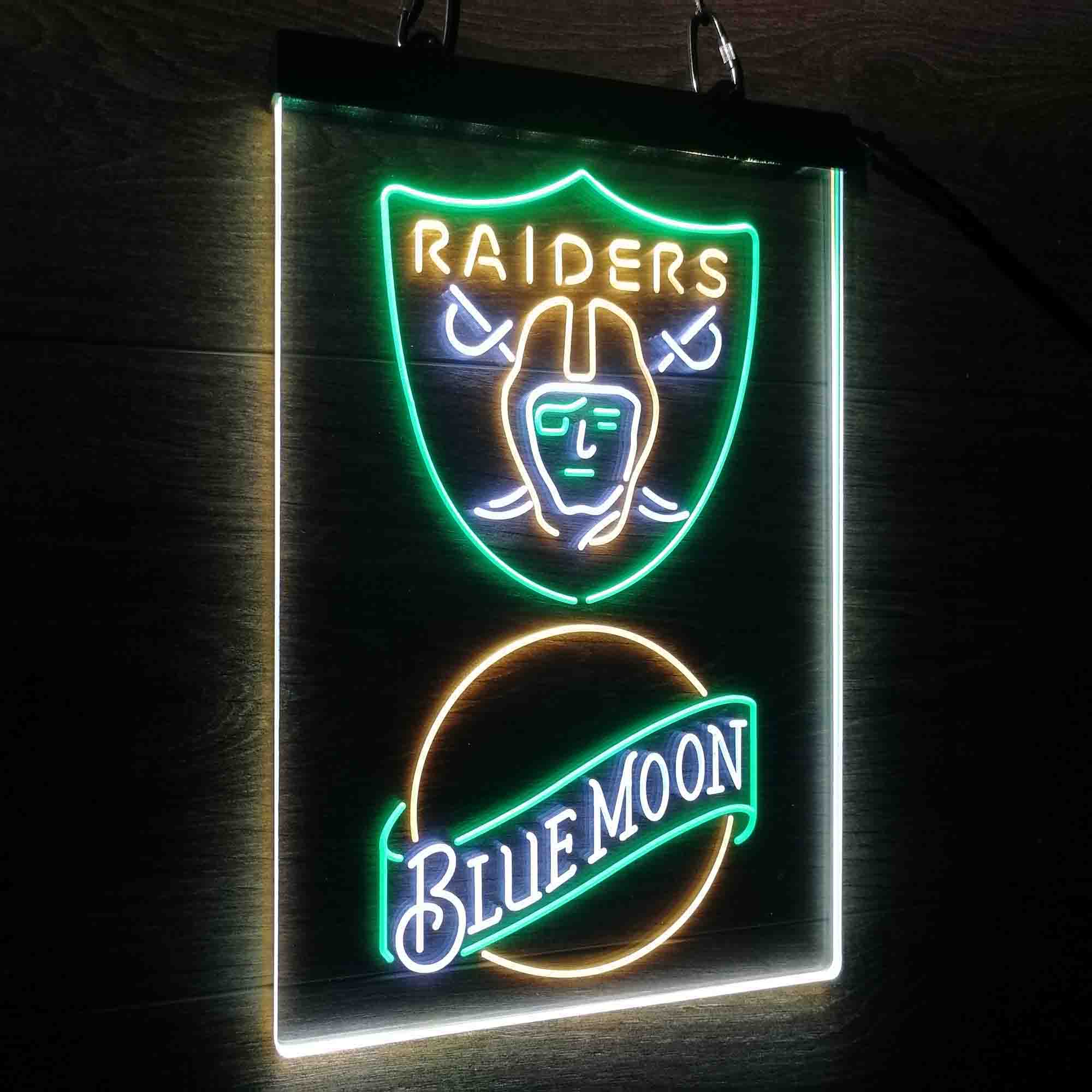 Blue Moon Bar Las Vegas Raiders Neon LED Sign 3 Colors - Image 10