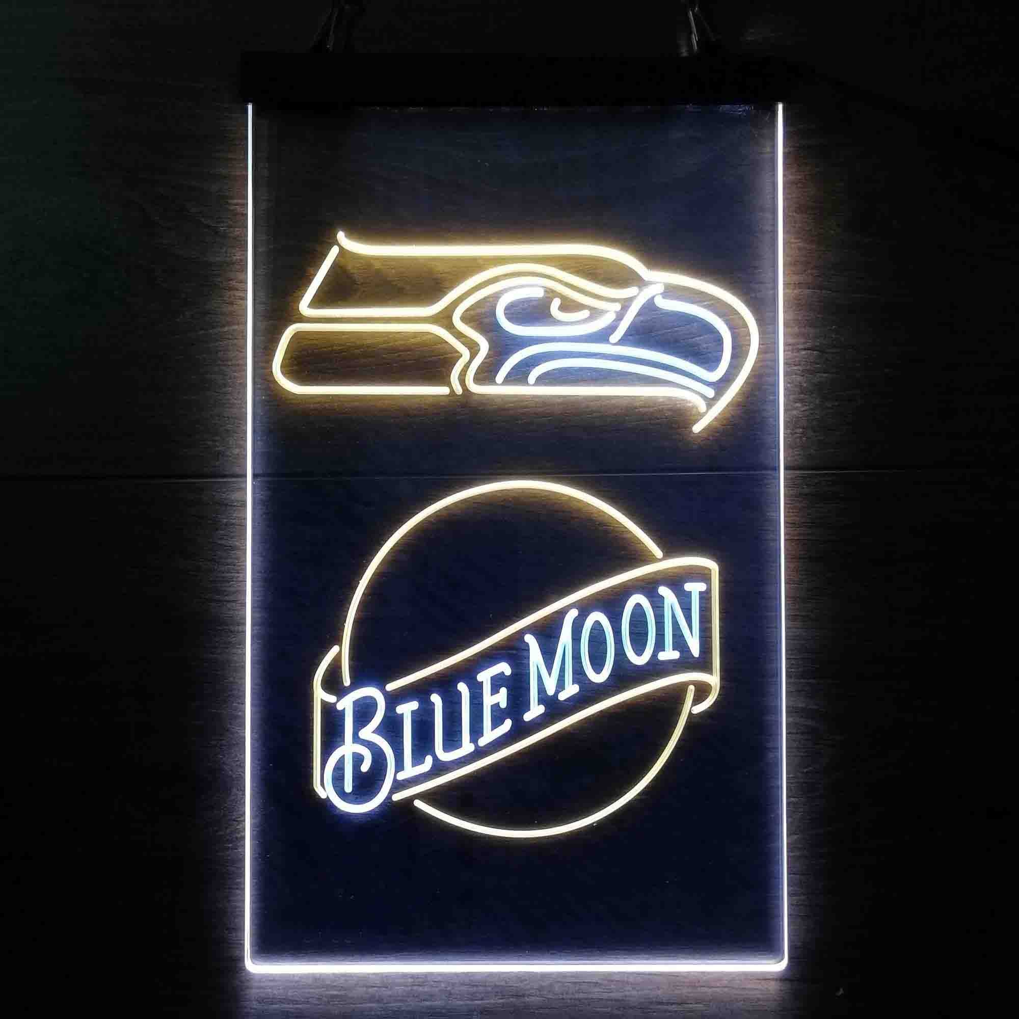 Blue Moon Bar Seattle Seahawks Est. 1976 Neon-Like LED Sign - Image 11
