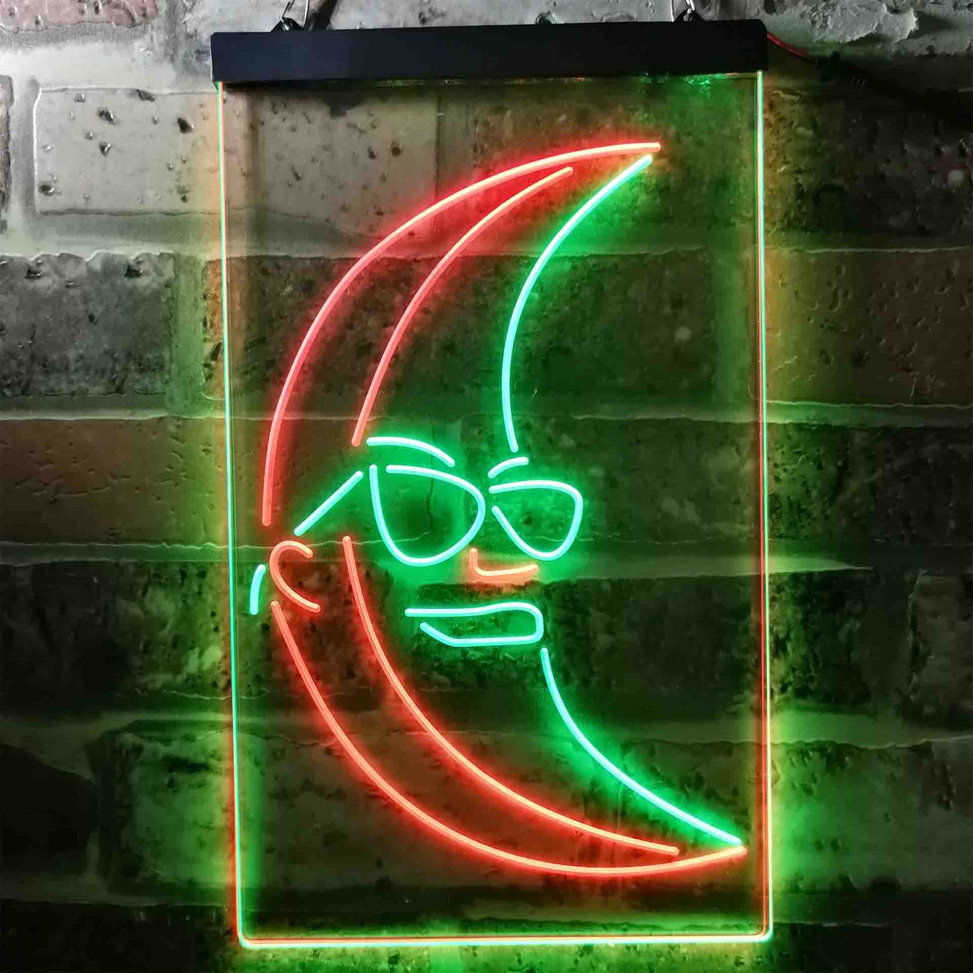 Blue Moon Beer Sunglasses Neon-Like LED Sign - Image 3