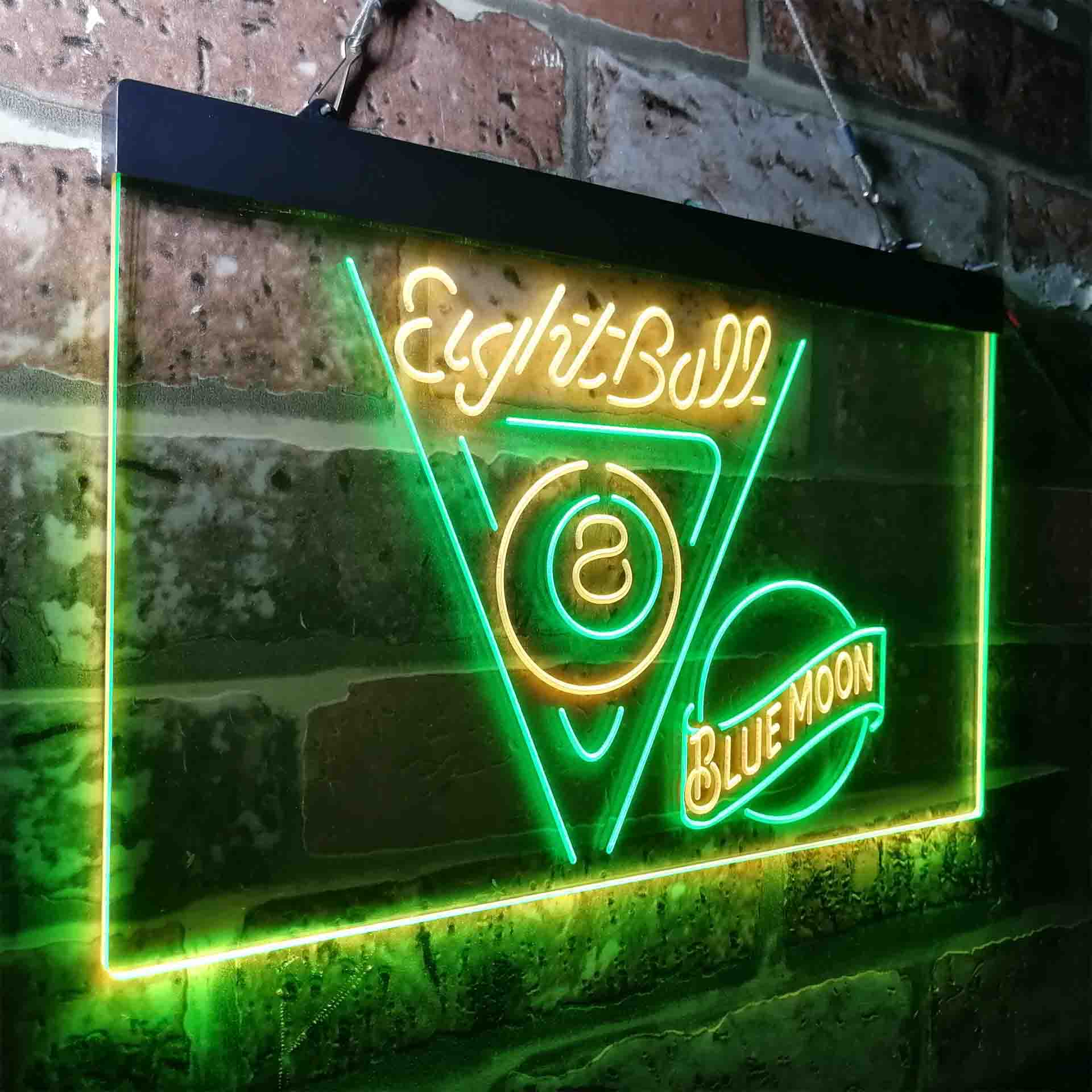 Blue Moon Eight Ball Pool Snooker Room Neon-Like LED Sign - Image 15