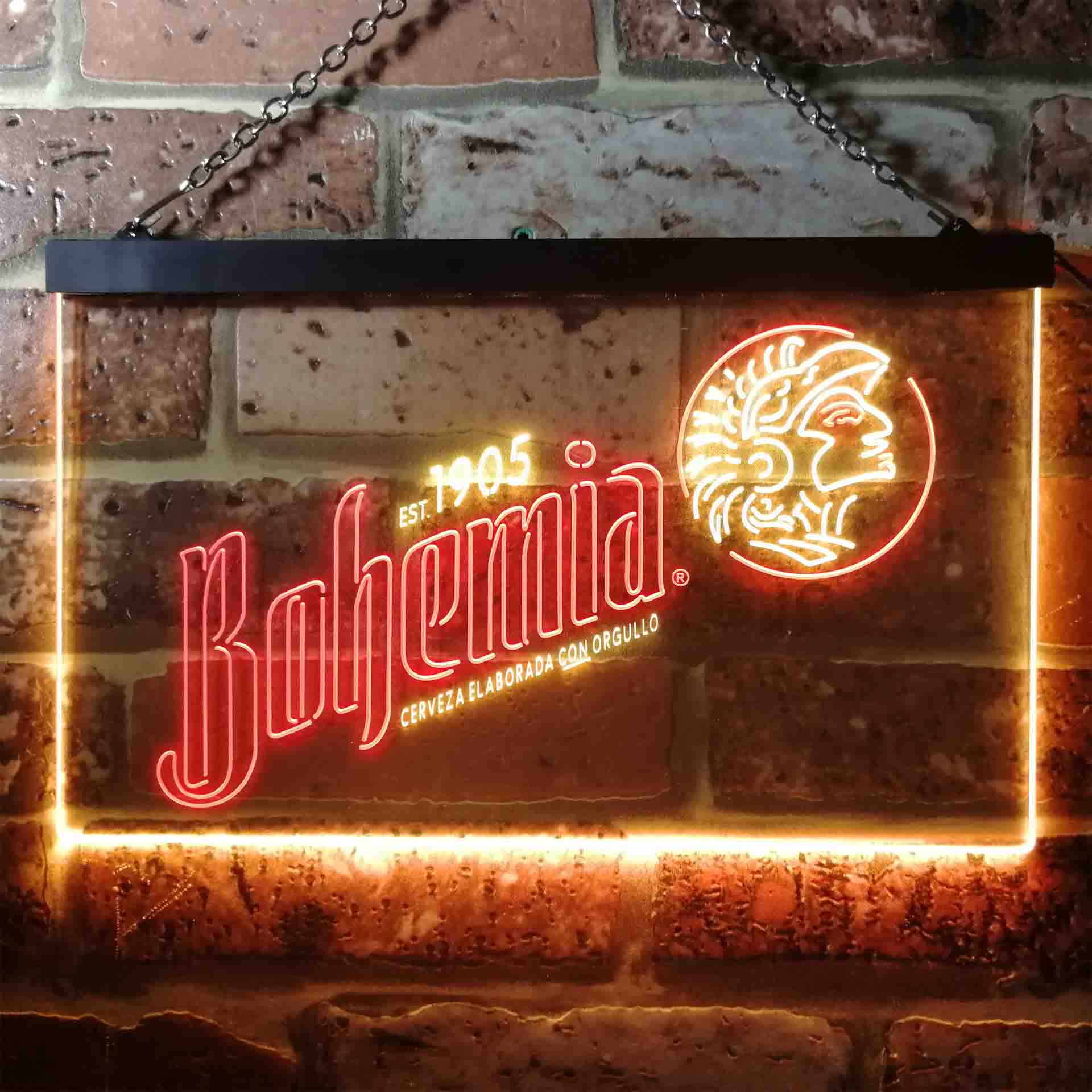 Bohemia Beer Home Bar Neon-Like LED Sign