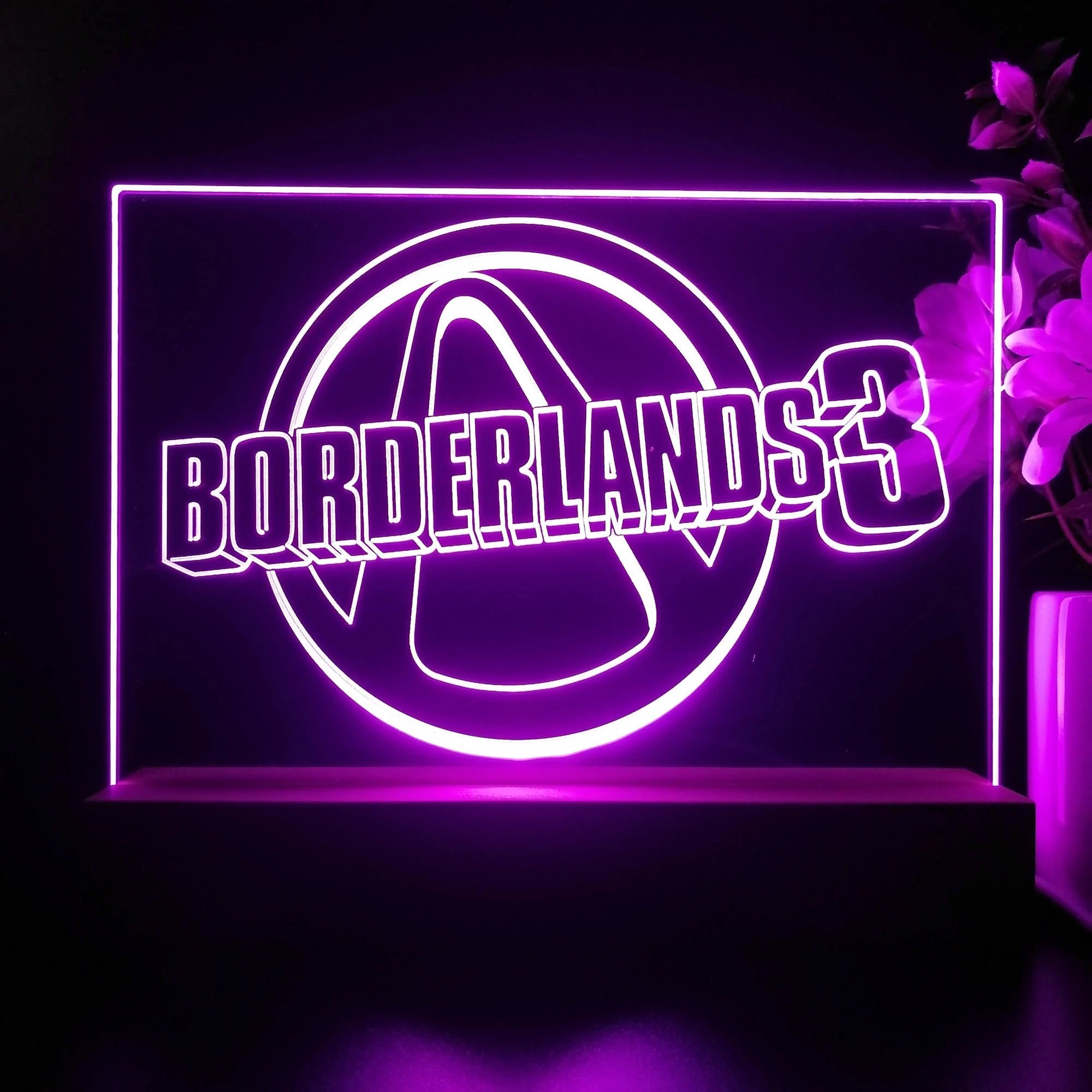 Borderlands 3 Neon Sign Game Room Lamp - Image 3