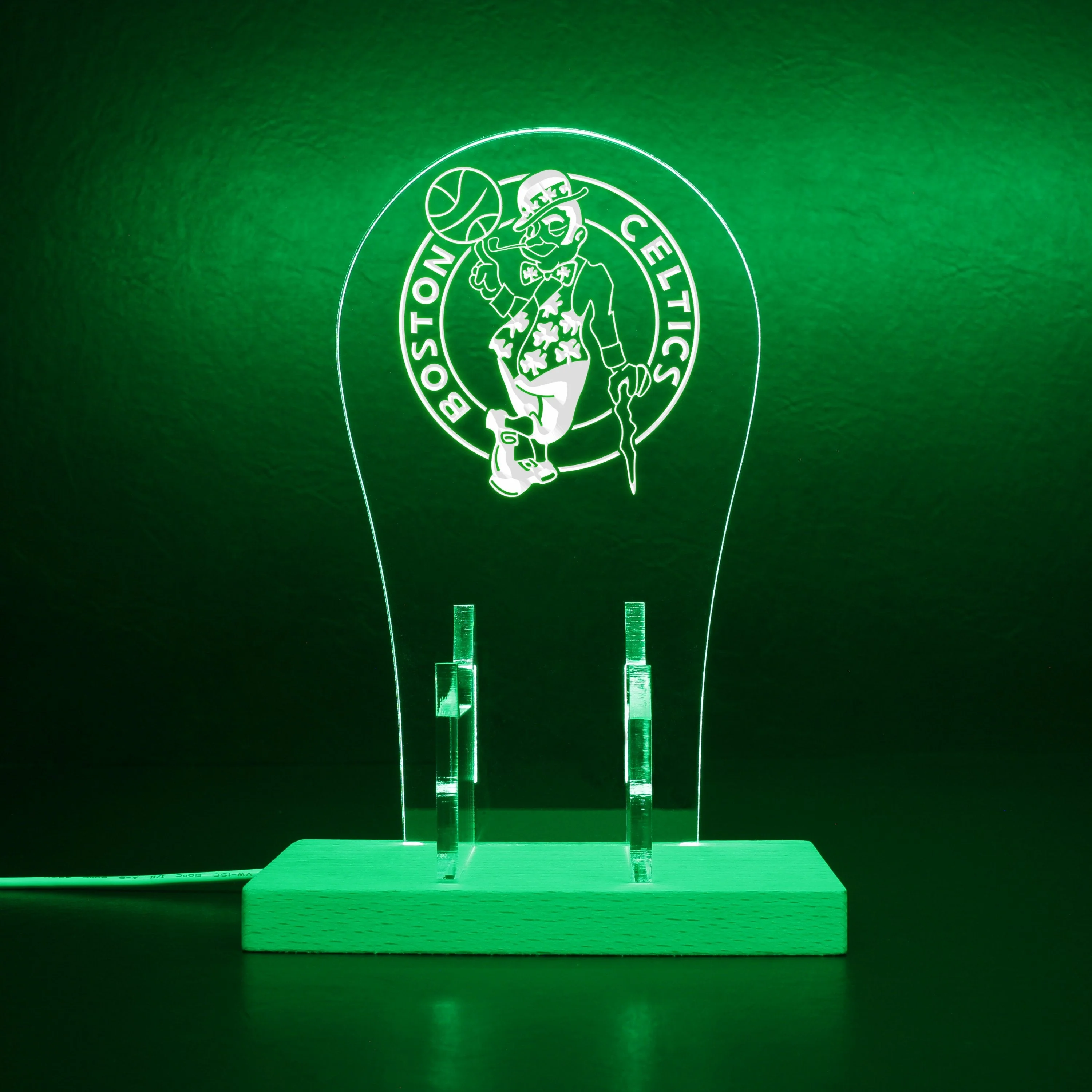 Boston Celtics LED Gaming Headset Controller Stand - Image 5