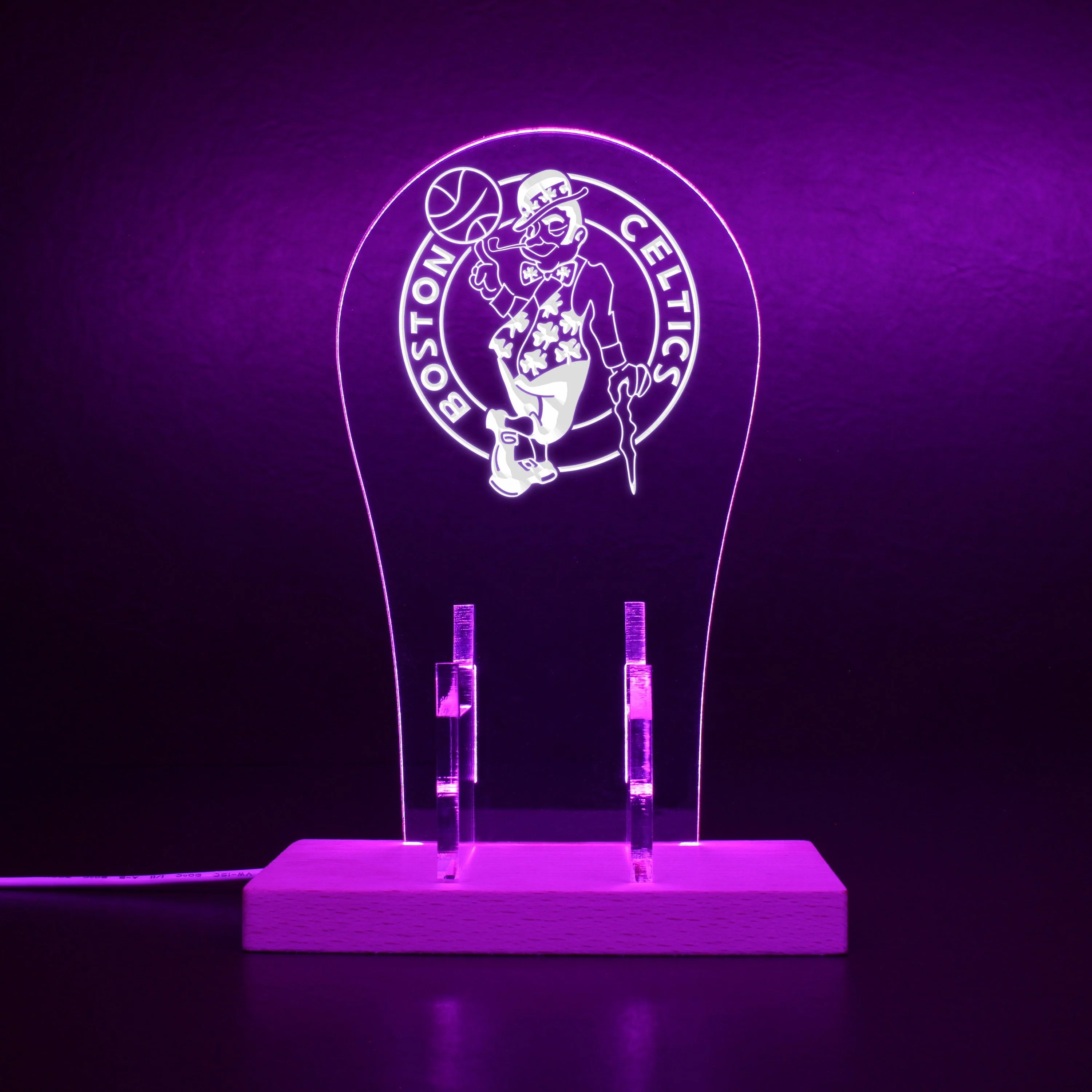 Boston Celtics LED Gaming Headset Controller Stand - Image 6