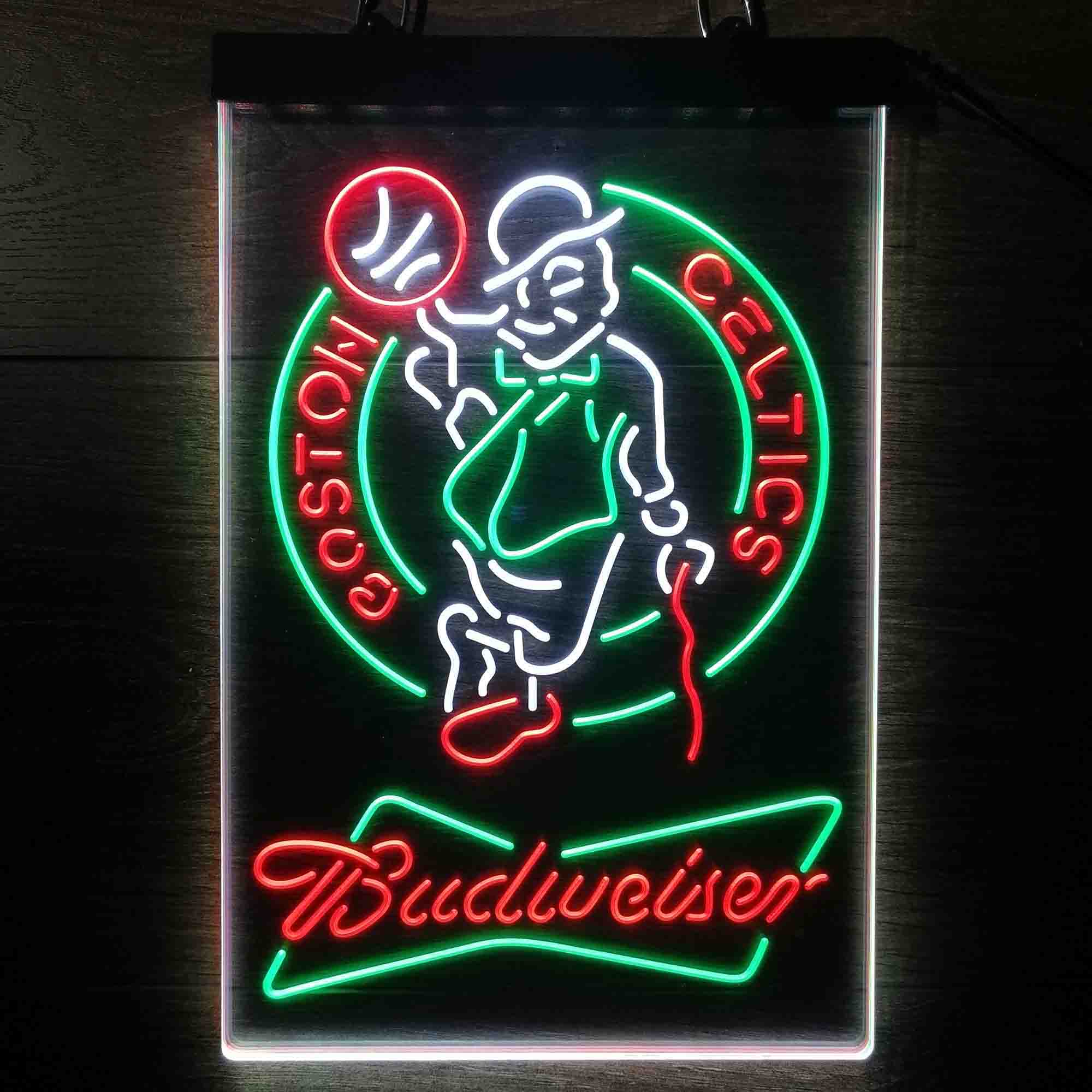 Boston Celtics Nba Budweiser Neon LED Sign 3 Colors - Image 12